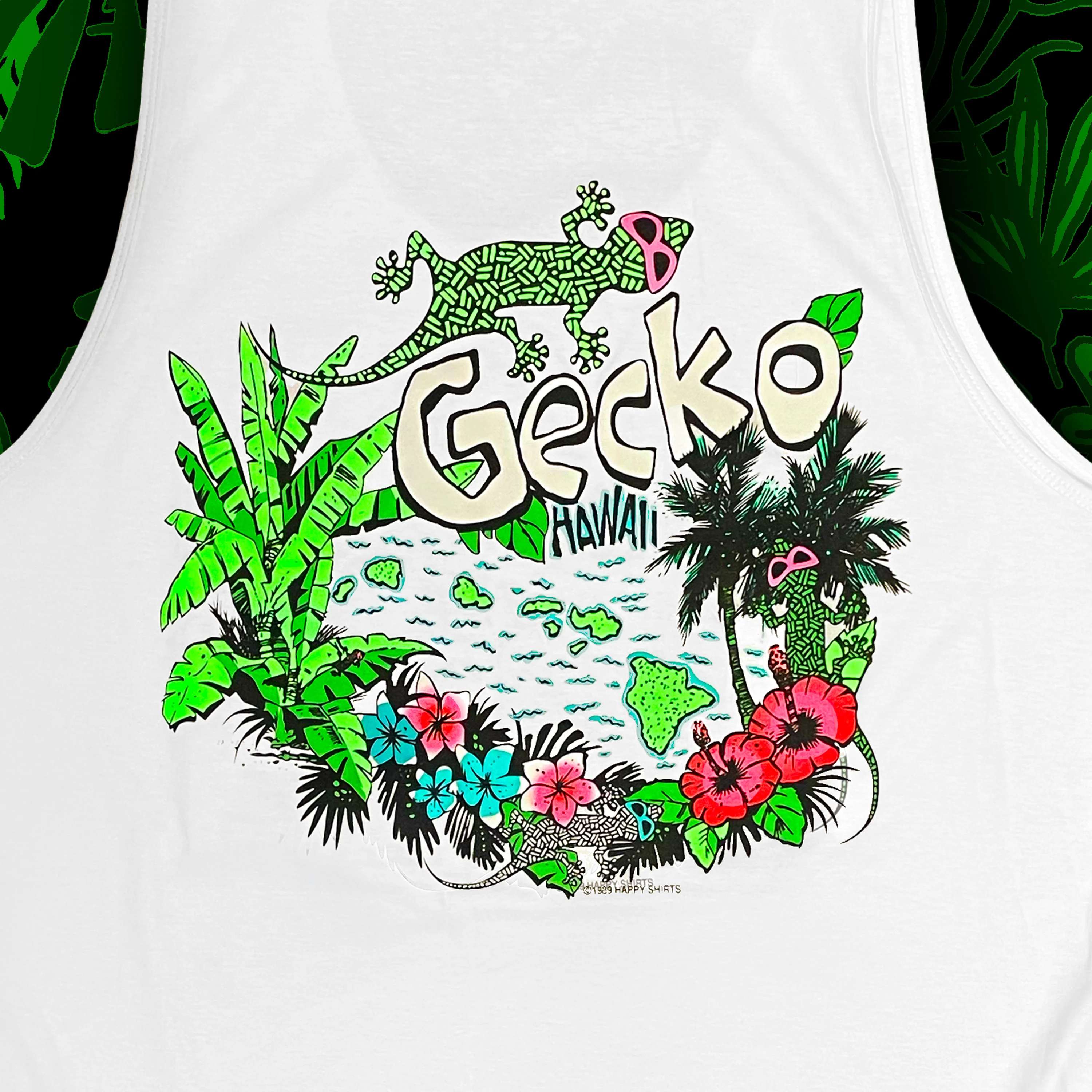 Gecko Hawaiian Islands 1989 - White Tank - Image 6