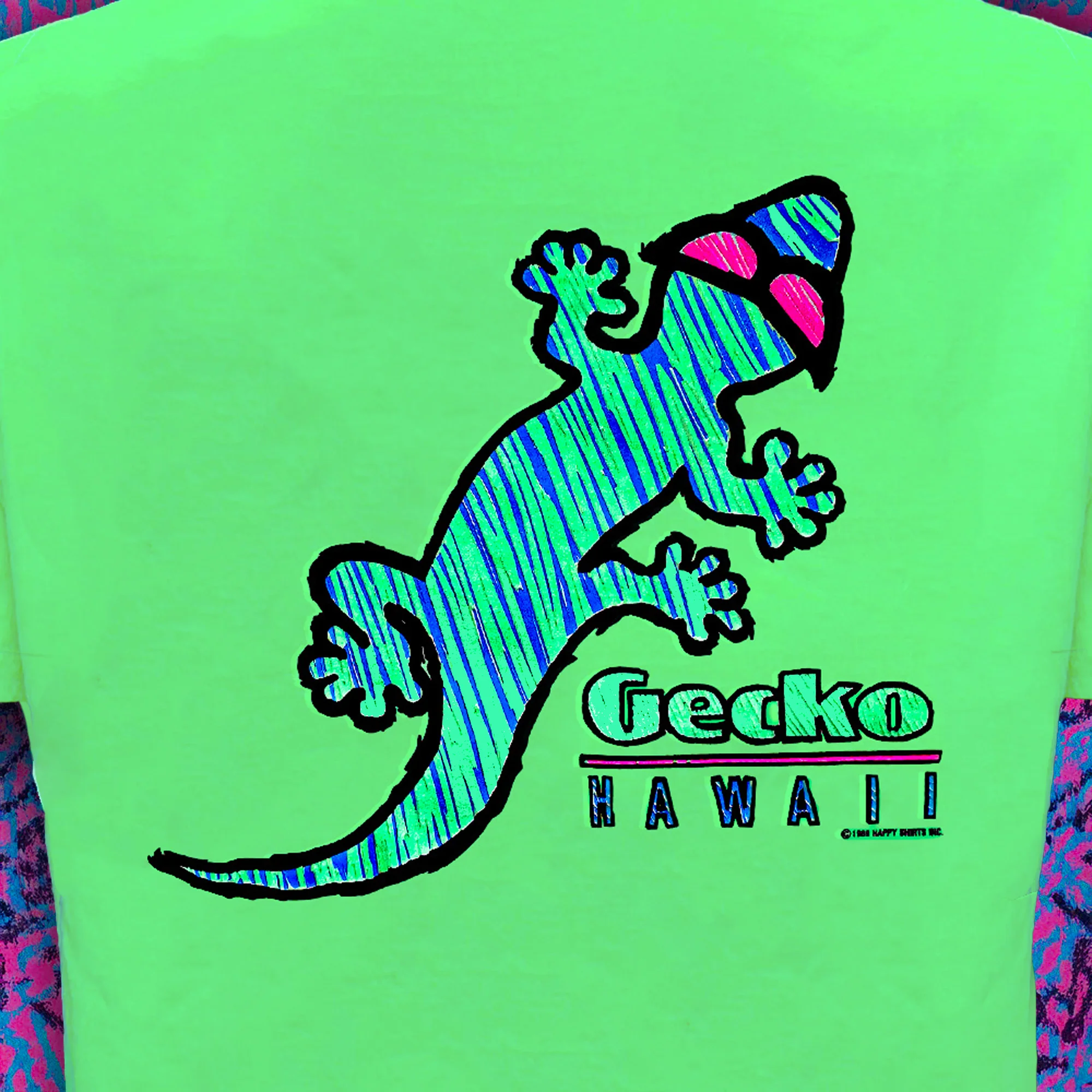 Gecko High Lighter - 1980's Neon Green Nirvana - Image 3