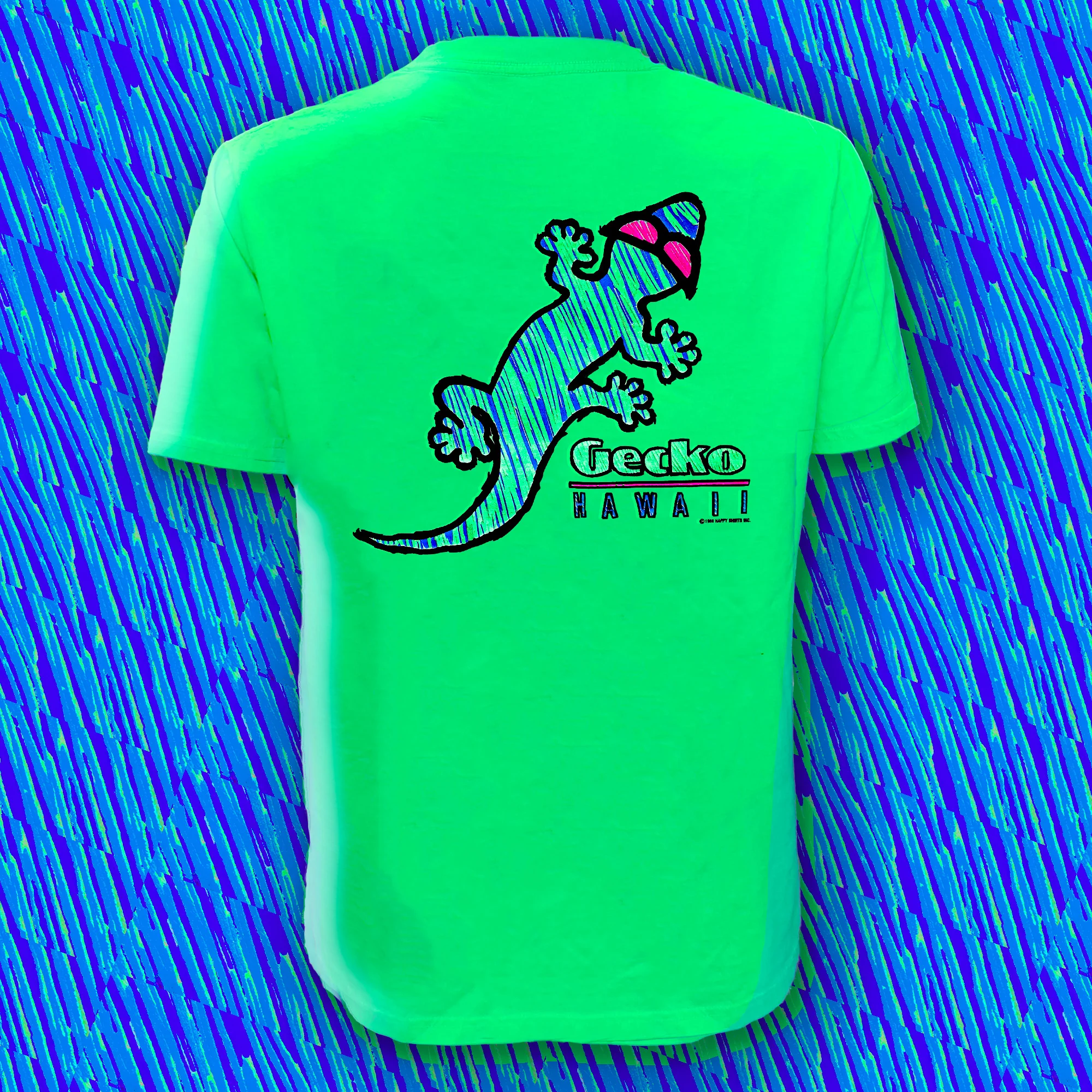 Gecko High Lighter - 1980's Neon Green Nirvana - Image 5