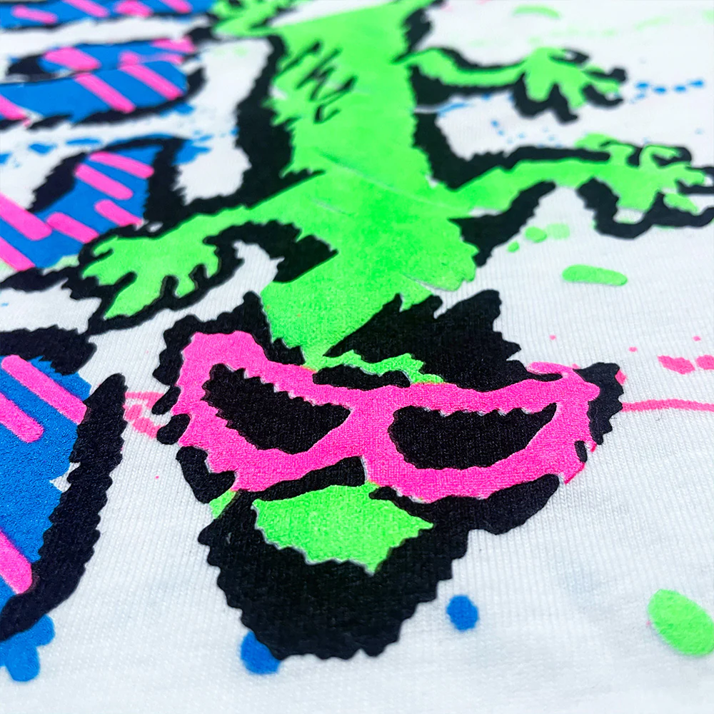 Gecko Mania - Experimental 1988 Hand Painted Splatter - Image 3