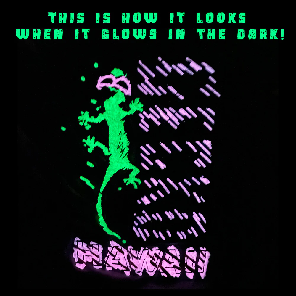 Gecko Mania - Experimental 1988 Hand Painted Splatter - Image 4