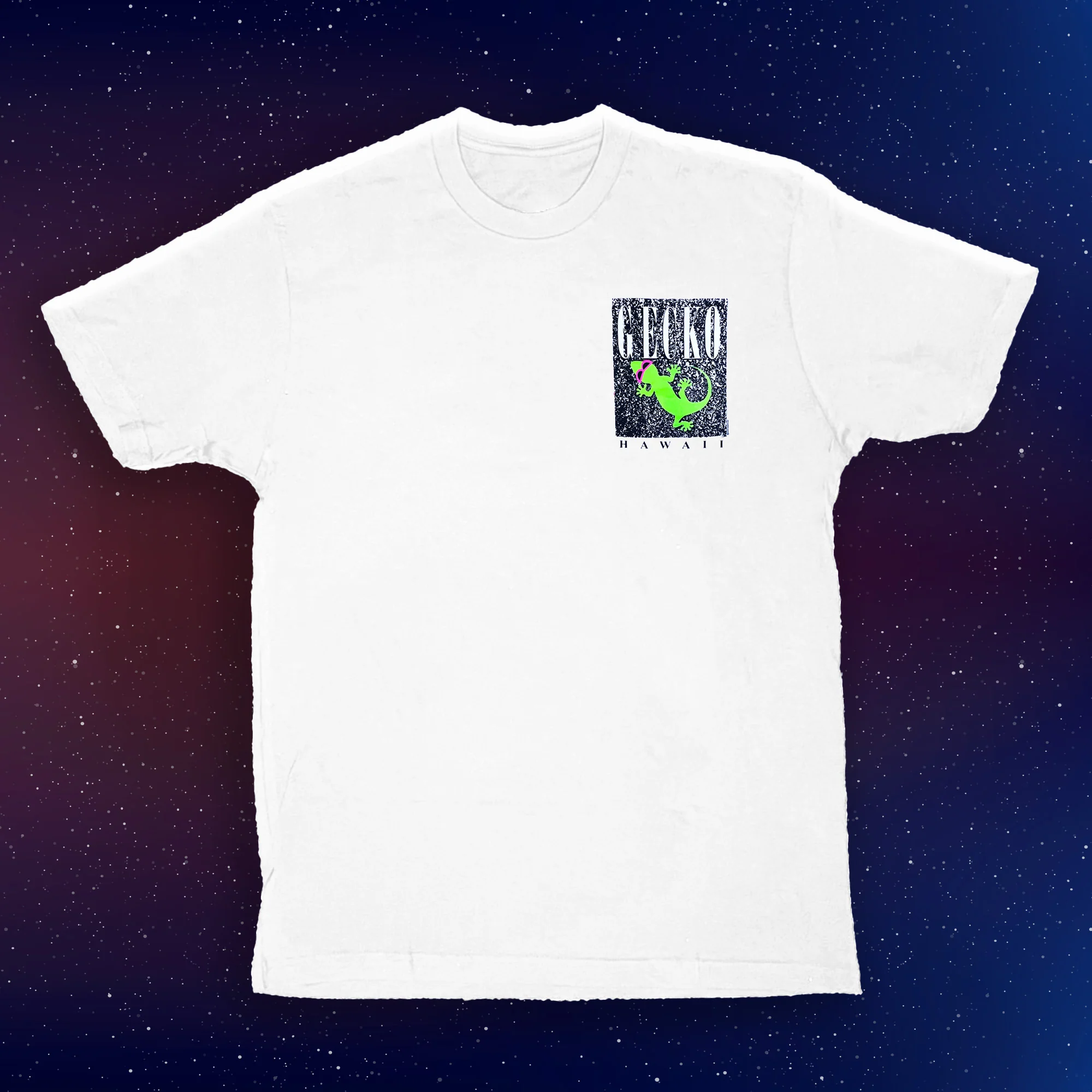 Gecko Marble - White Cotton Radstrike Tee - Image 2