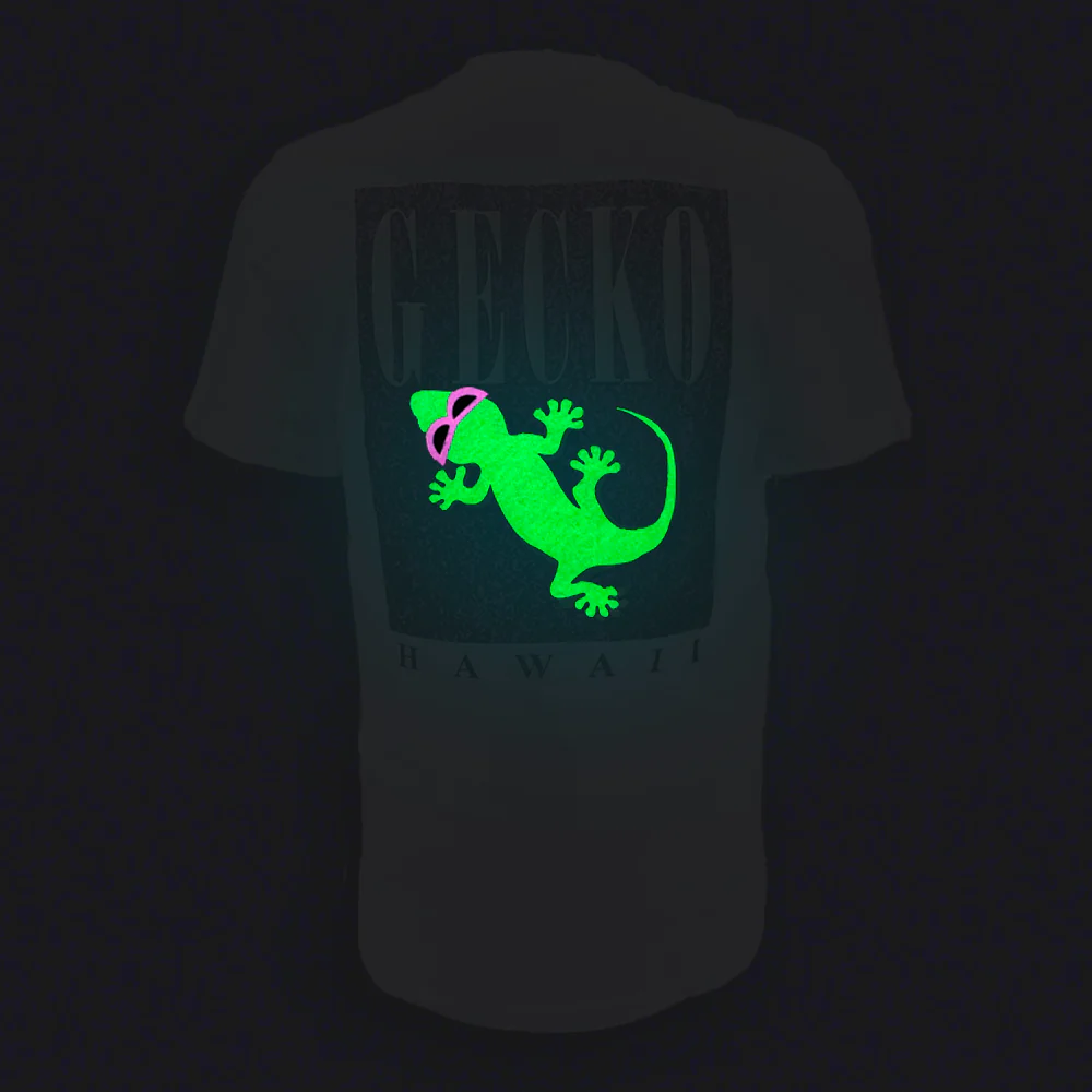 Gecko Marble - White Cotton Radstrike Tee - Image 3