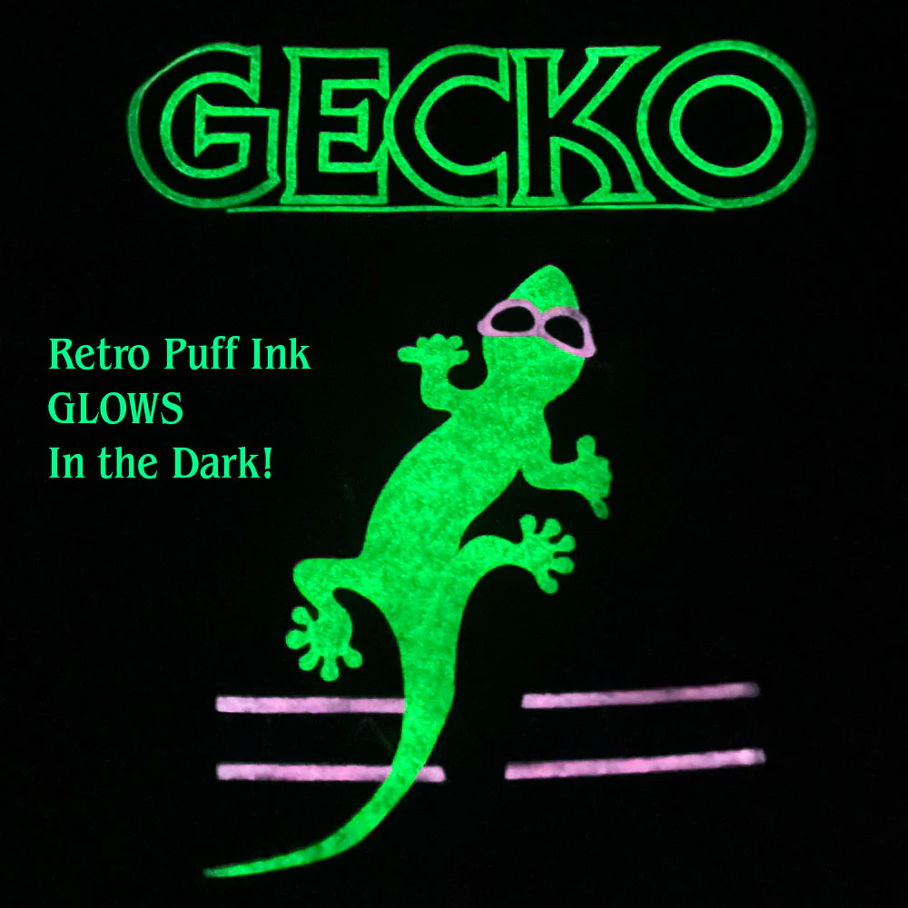 Gecko Muscle Beach V2 1988 Black Tee - Image 2