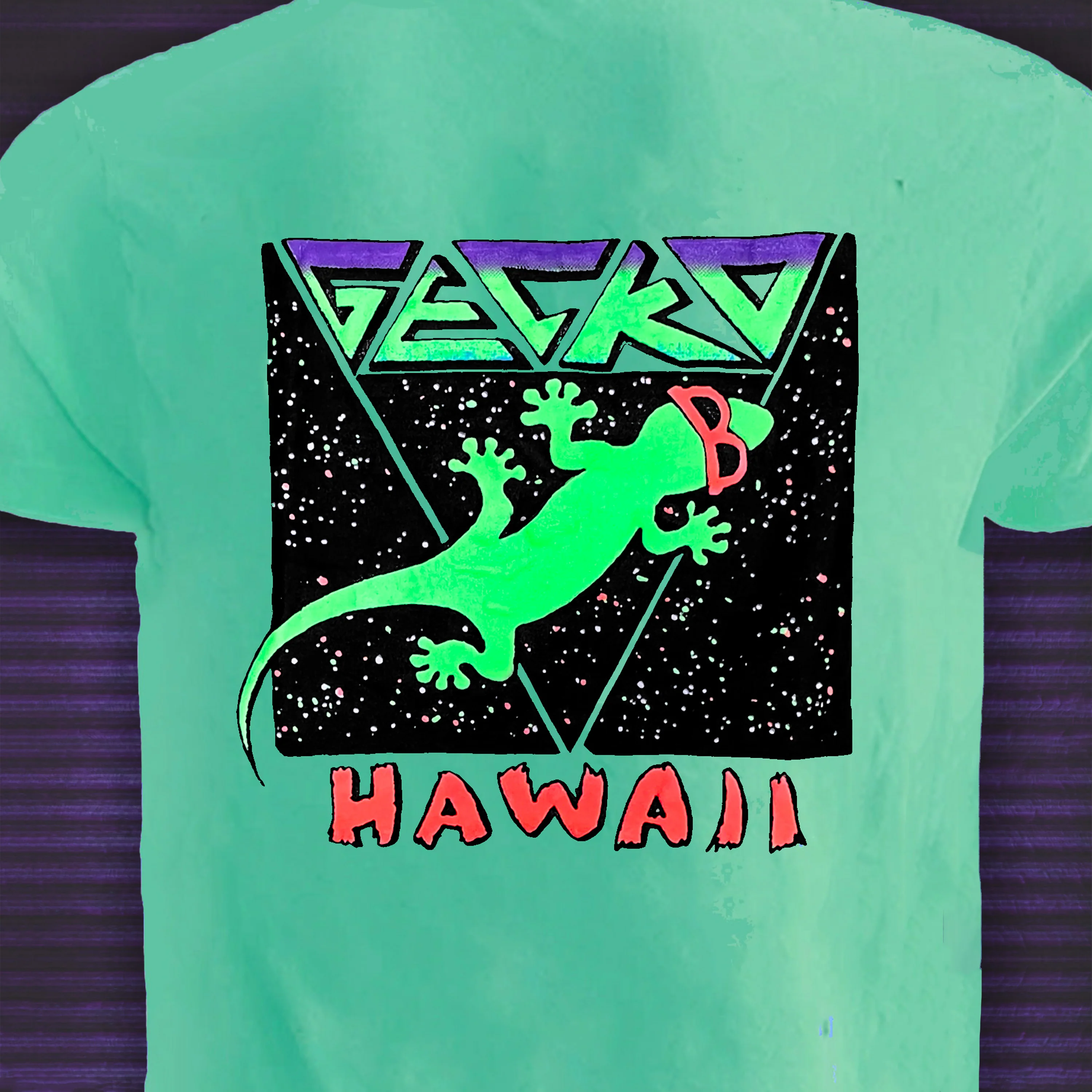 1988 New Wave Space Gecko - Green-to-Yellow HyperFlash - Image 3