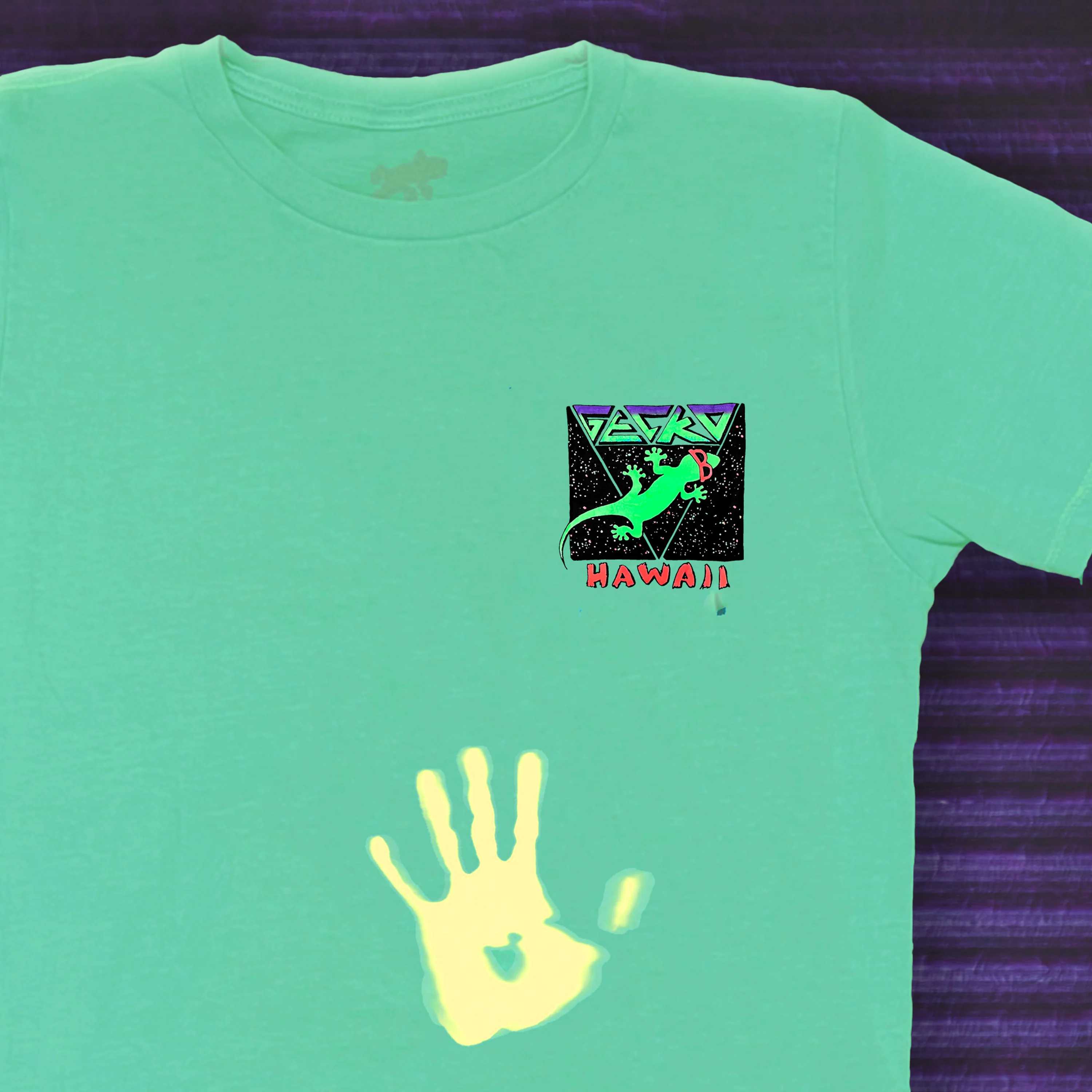 1988 New Wave Space Gecko - Green-to-Yellow HyperFlash - Image 5