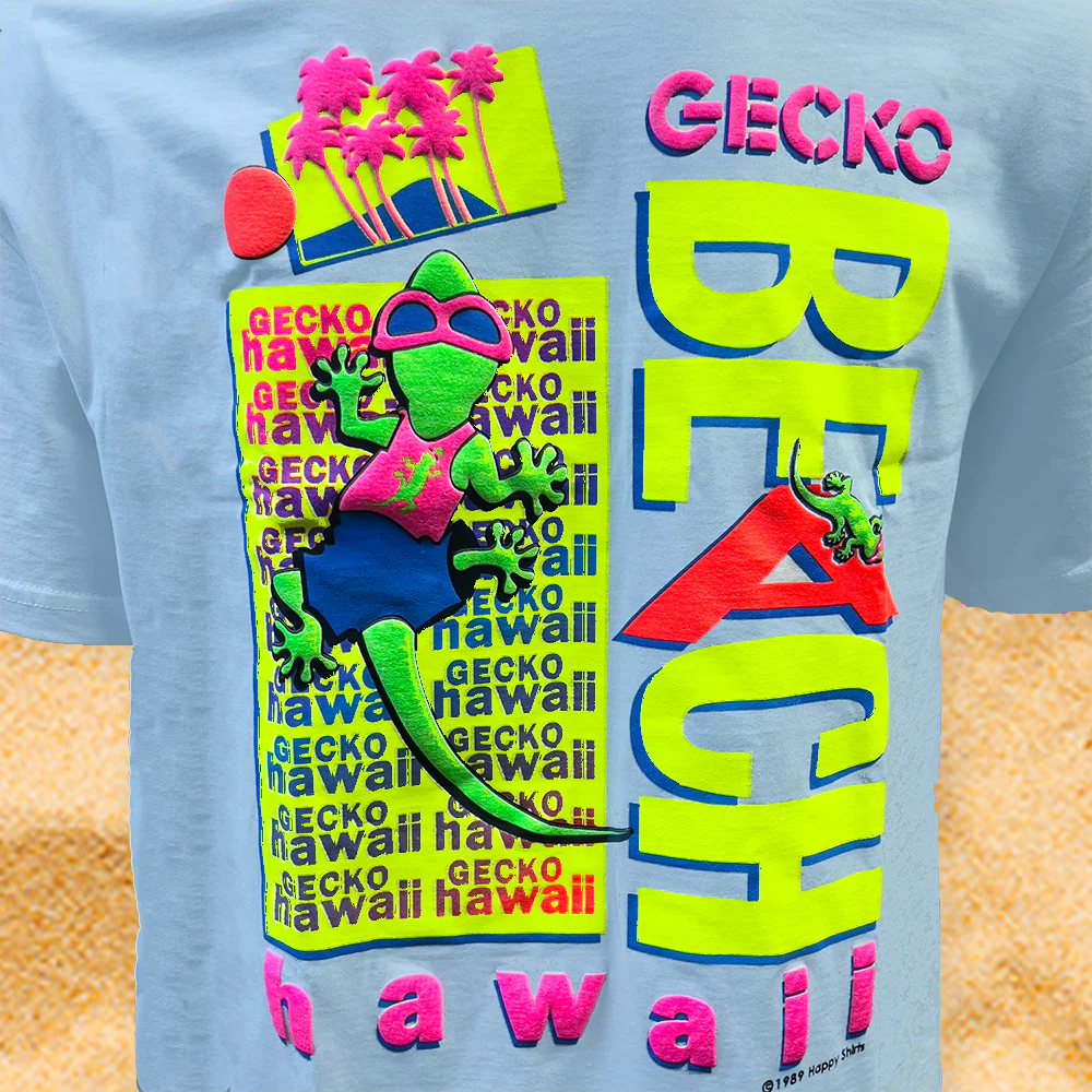 Gecko Bootleg Postcard '89 - Light Blue - Image 4