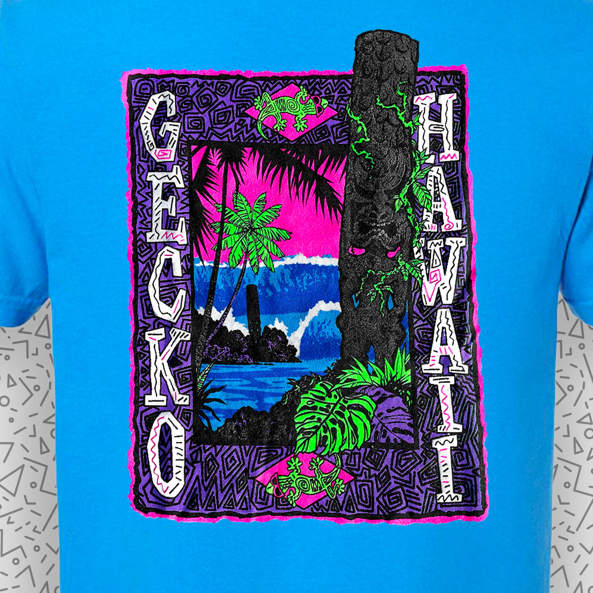 Gecko Tiki Time - Blue Taffy - Image 3