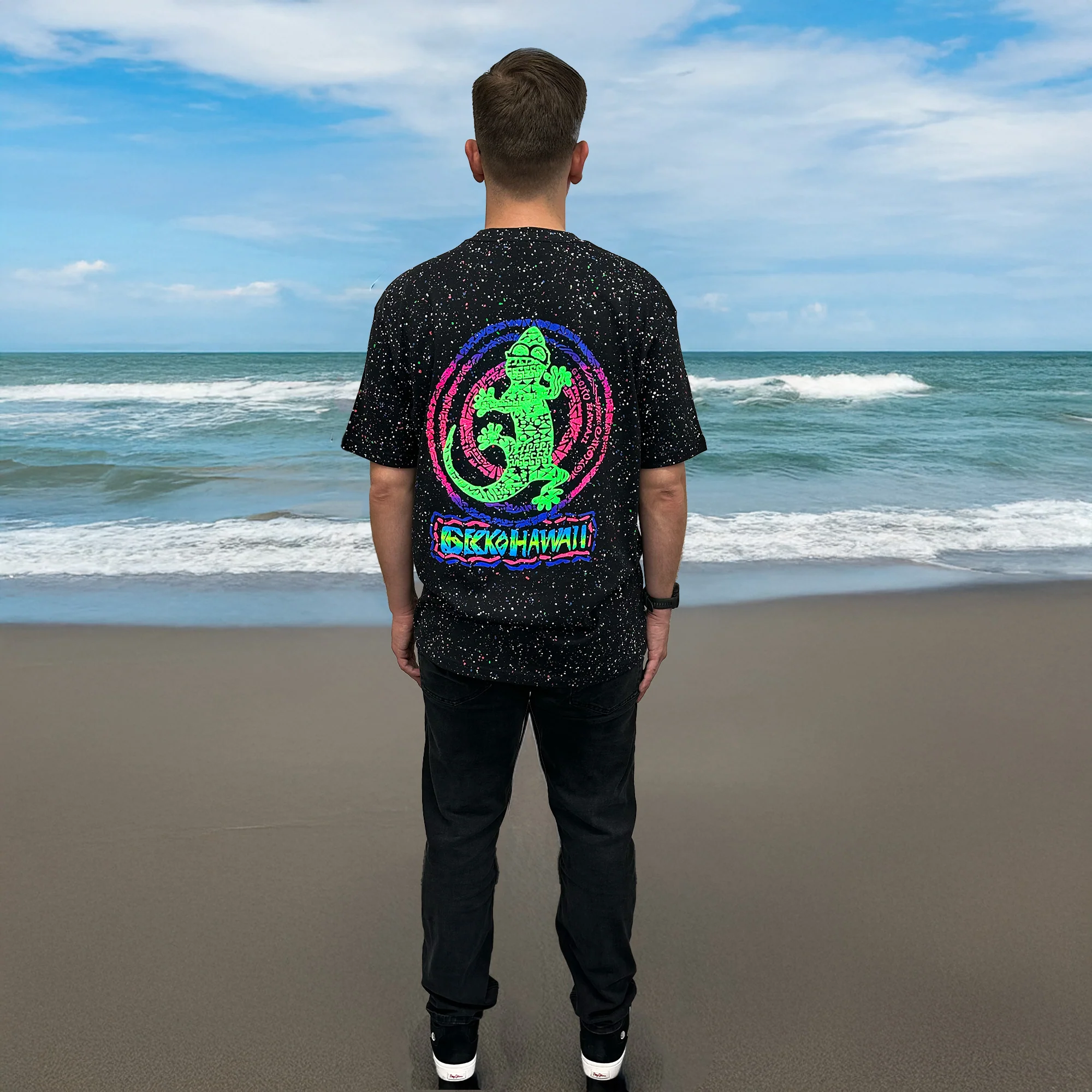 1990's Gecko Time Tunnel - Glow In The Dark Splatter - Image 3