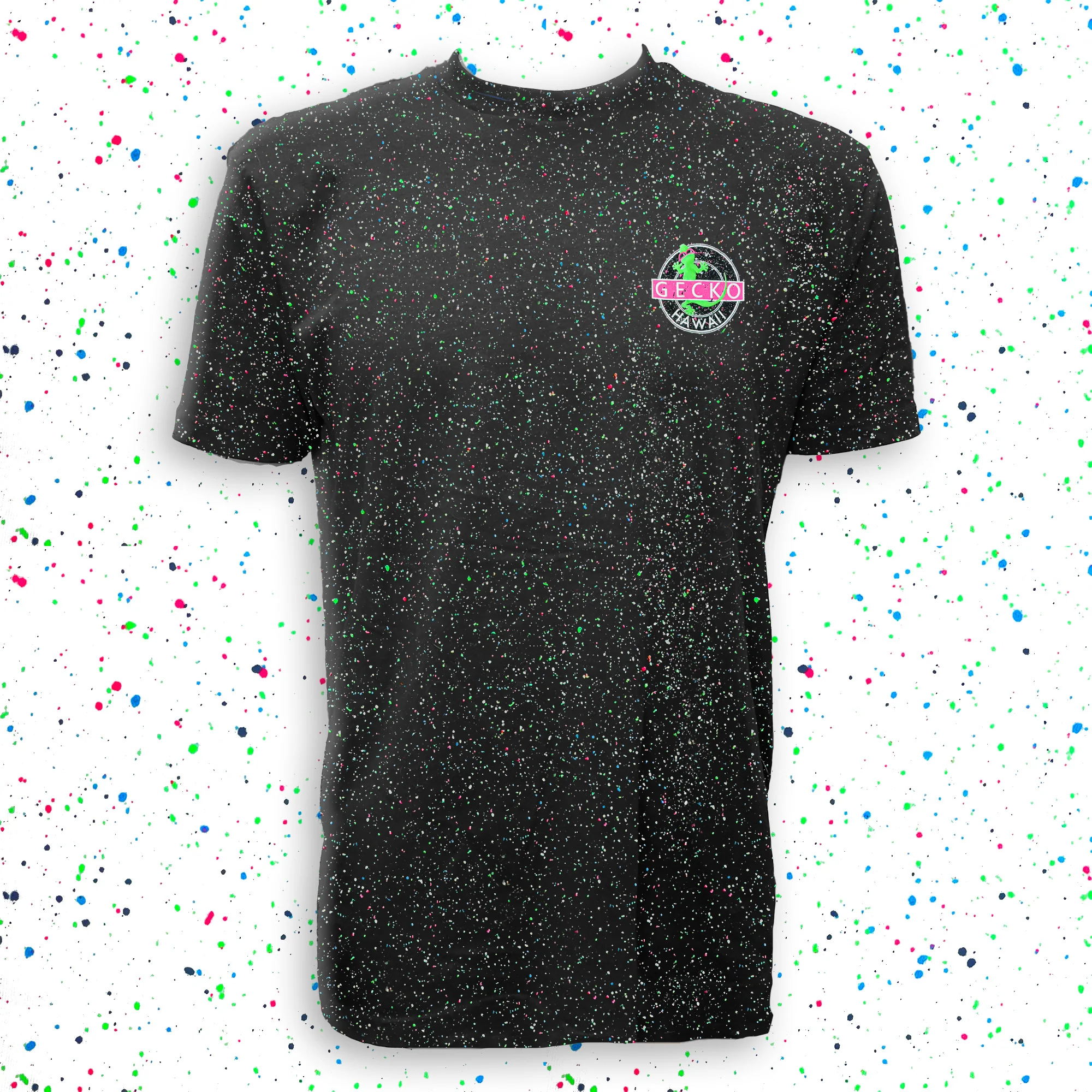 1980's Original & Iconic Tee -- Gecko Vinyl With Glow In The Dark Splatter - Image 3