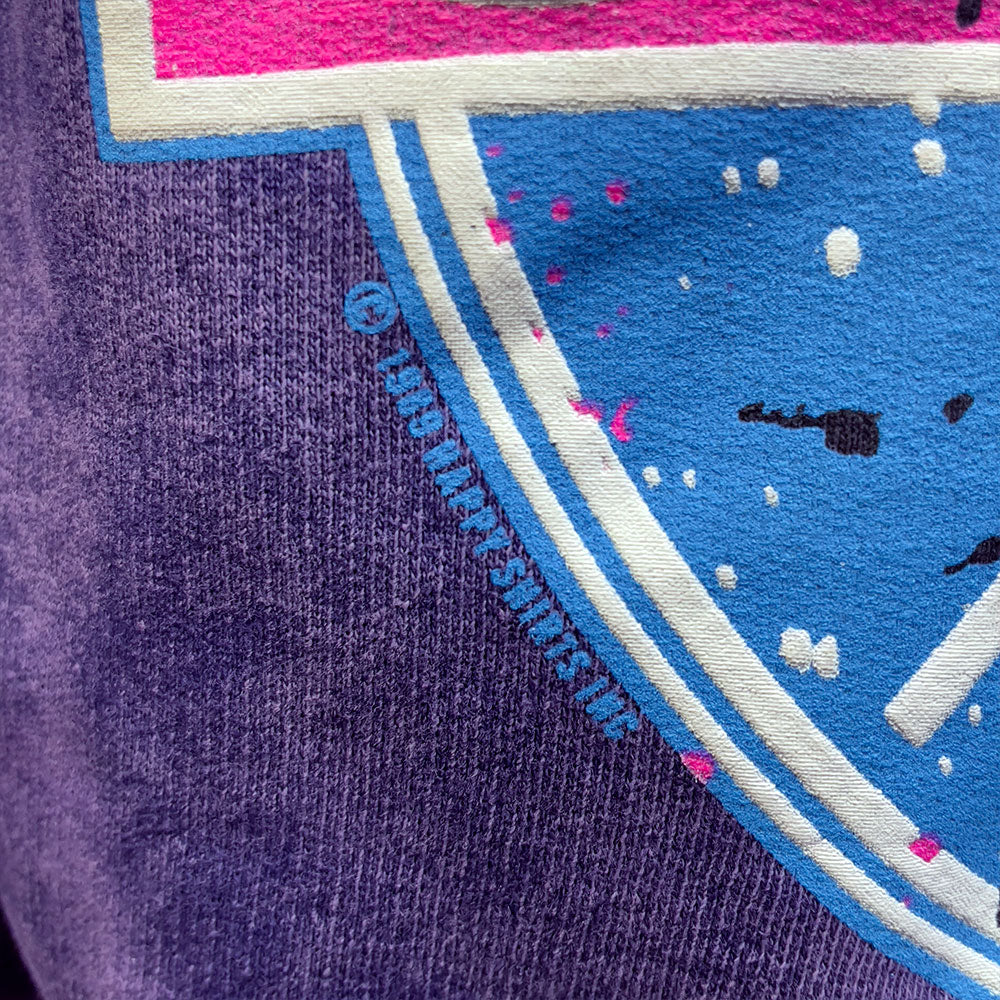 Gecko Vinyl Purple Acid Wash Hoodie - Image 4