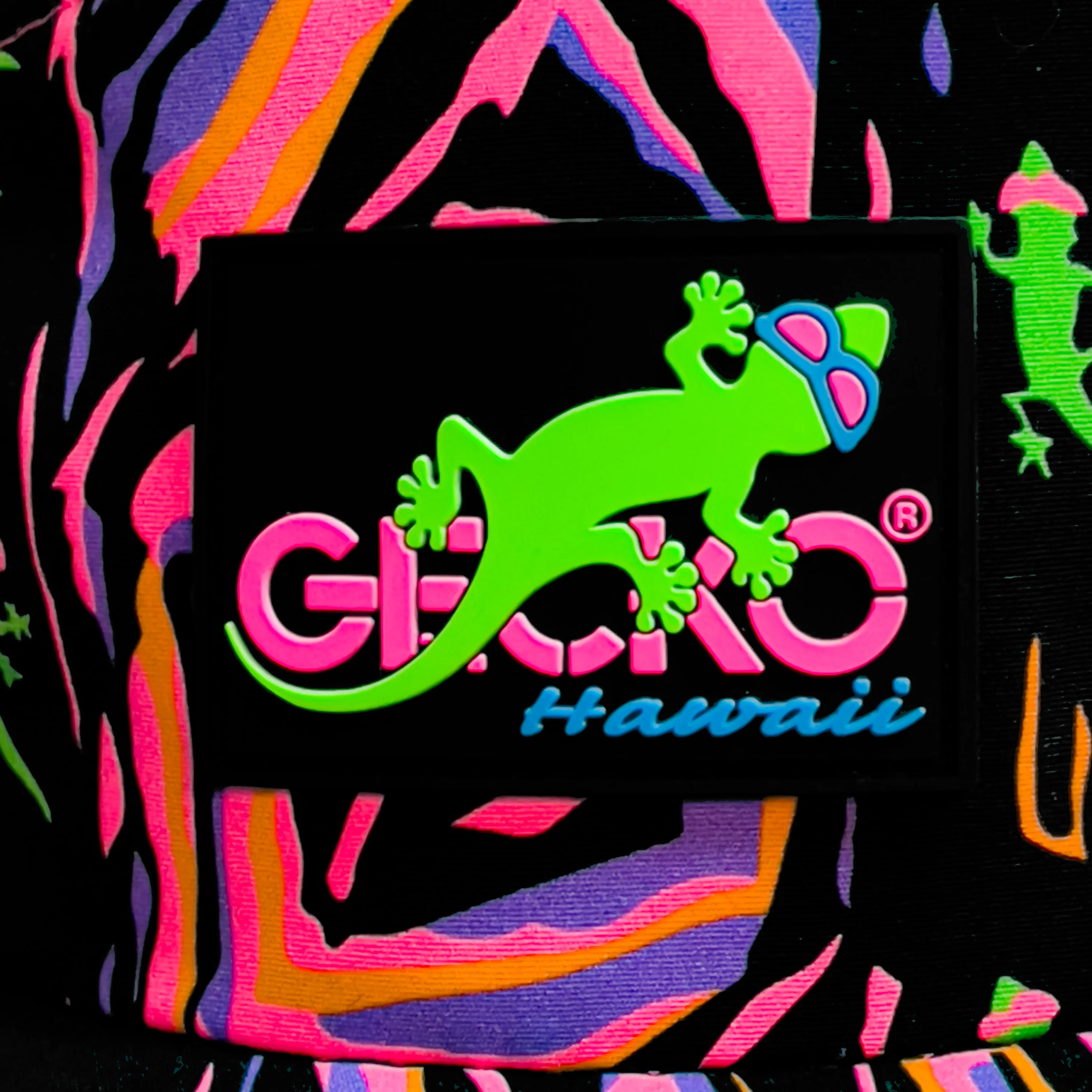 Gecko Volcanic Multi 5 Panel Throwback Hat - Image 2