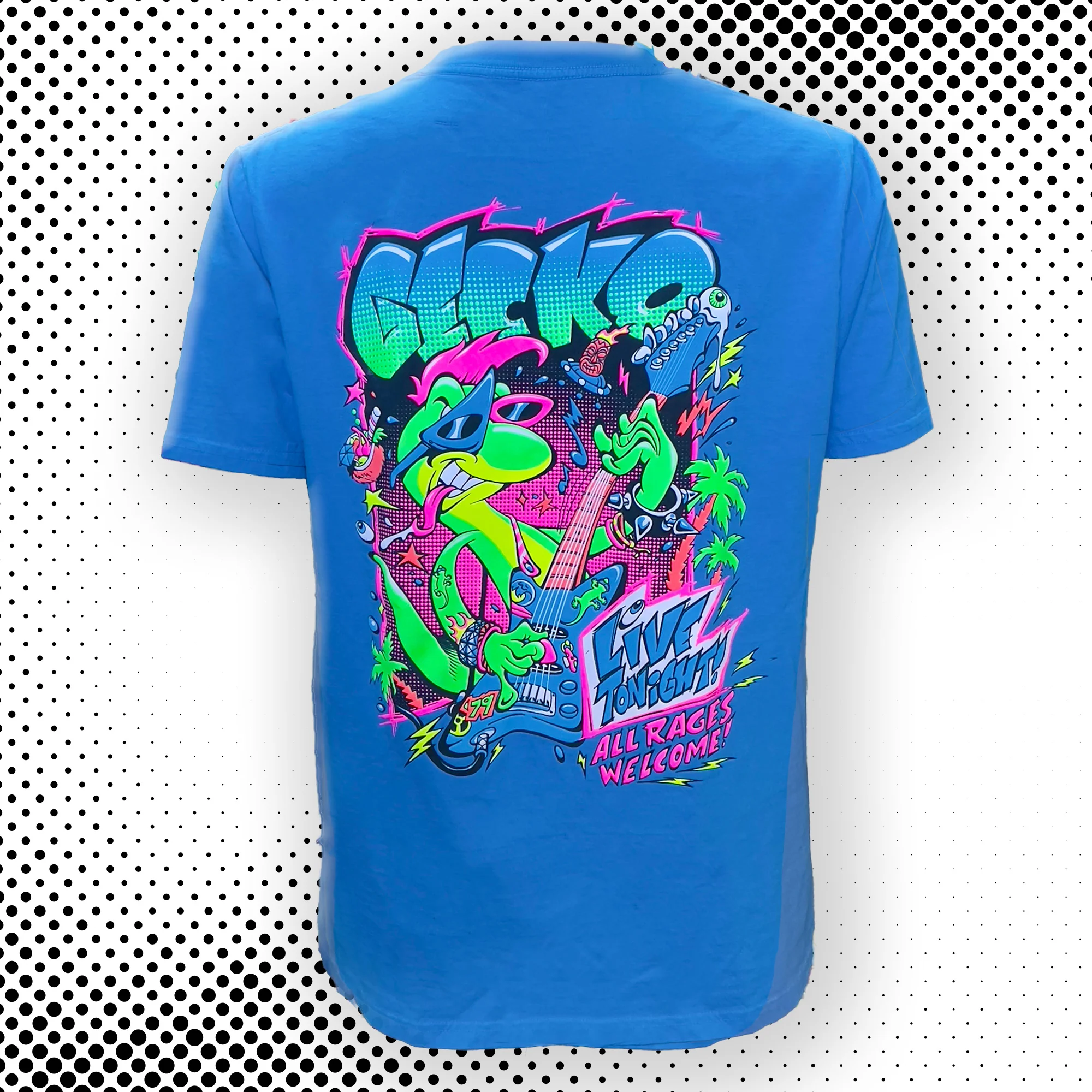Gecko X Simko - All Rages - 1980's Neon Blue Razz