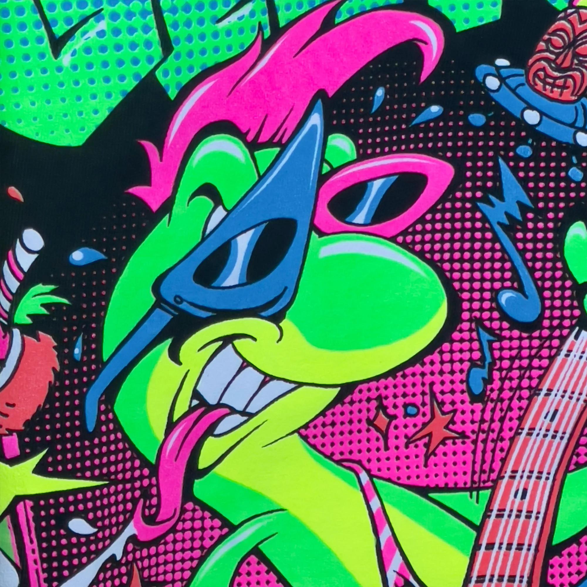 Gecko X Simko - All Rages - 1980's Punk Rock Purple - Image 8