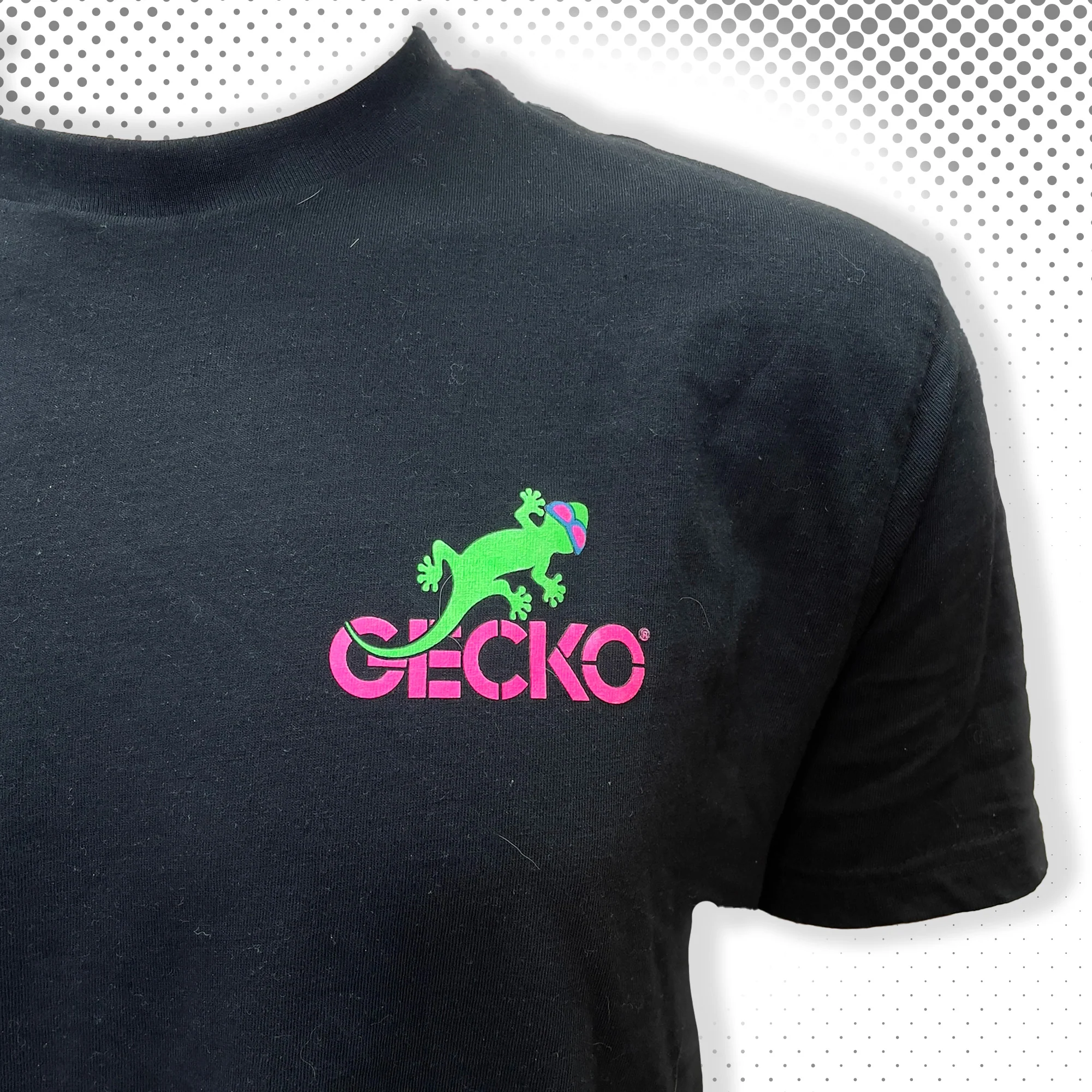 Gecko X Simko - All Rages - Black Tee - Image 2