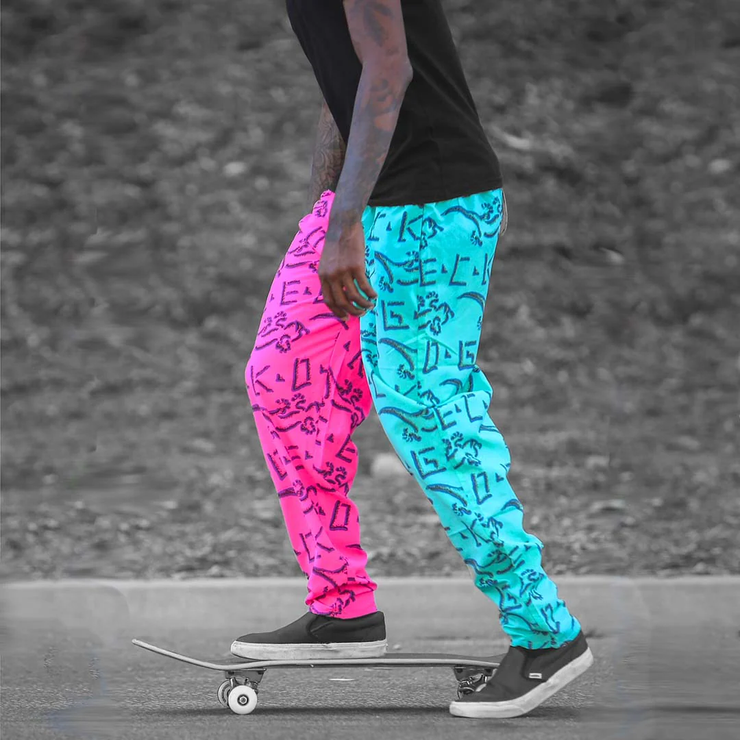 Gecko's 1990s Color Block Beach Pants - Image 3