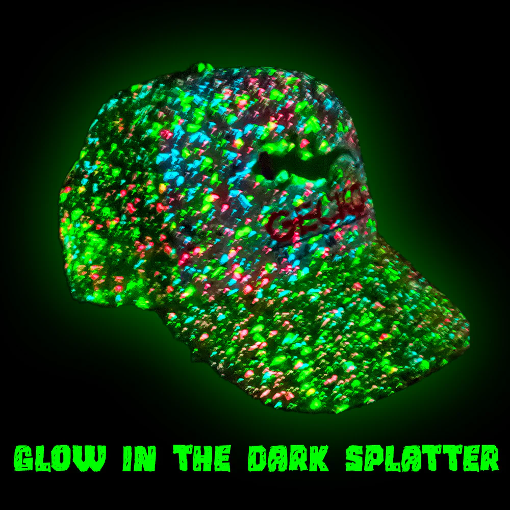 Glow-In-The-Dark Splatter Neon Green Trucker Hat (Limited 2025 Edition) - Image 2