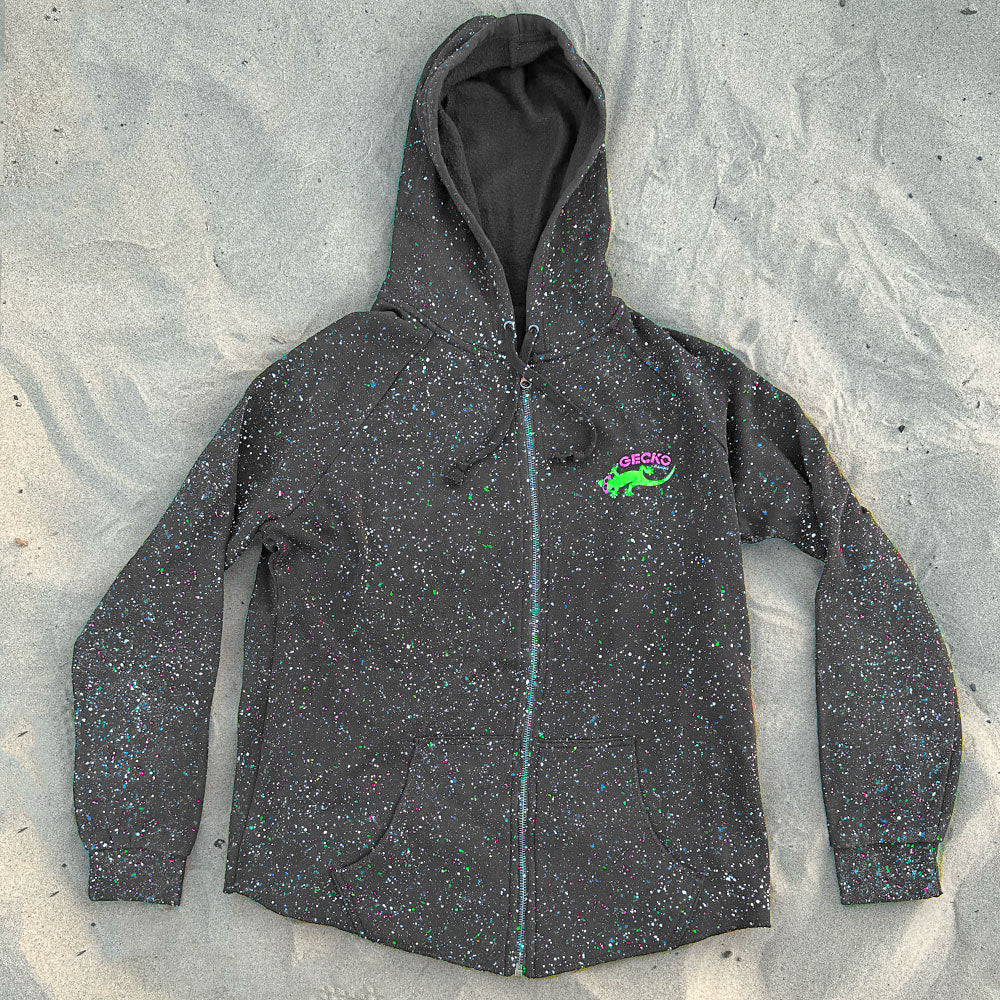 Glow Splatter Hoodie - Shadow (Womens) - Image 2