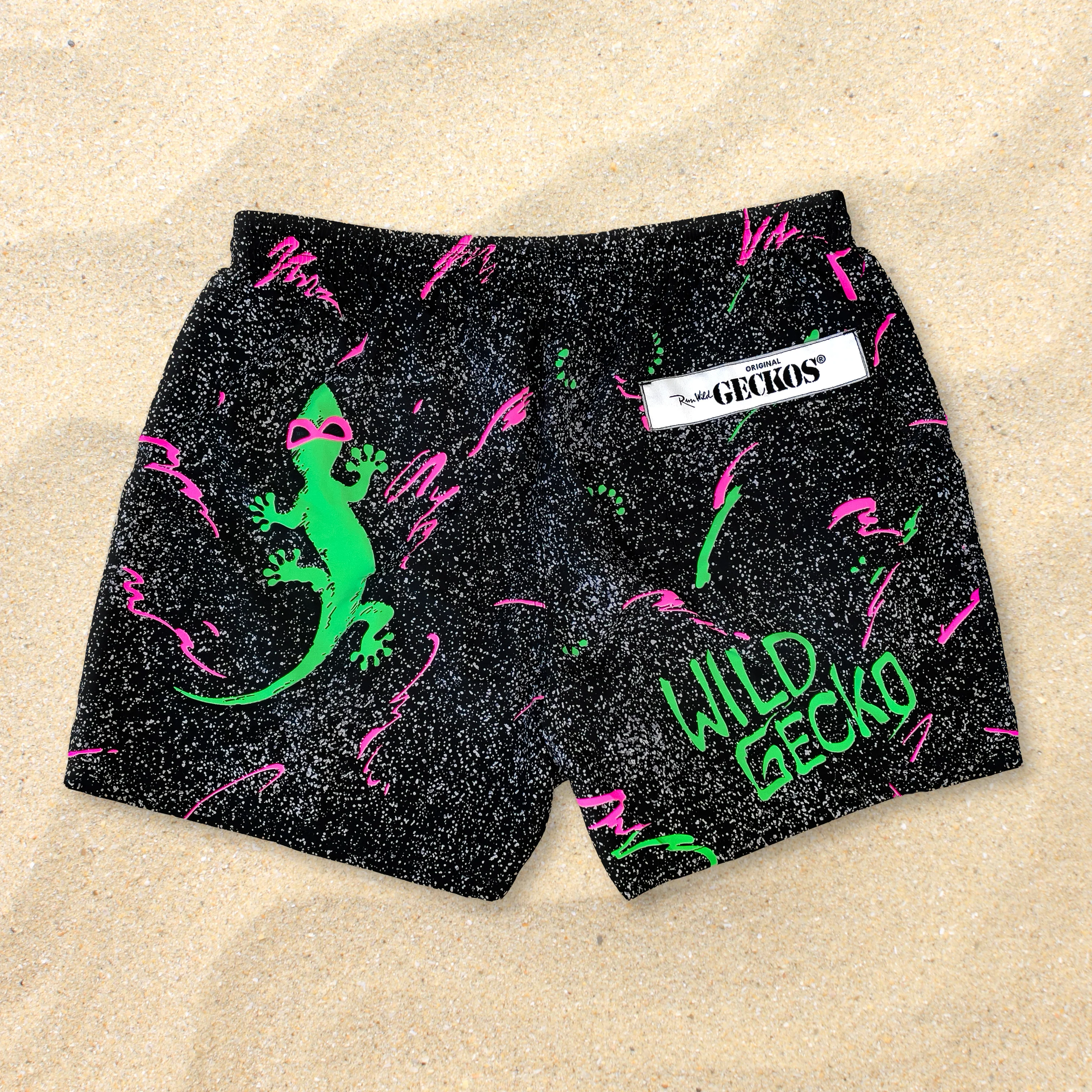 Iconic Wild Gecko Volley Shorts - 1992 - Image 2