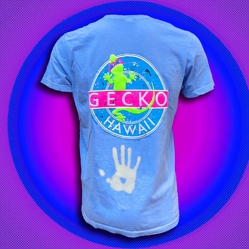 KIDS Gecko Vinyl HYPER Blue To White