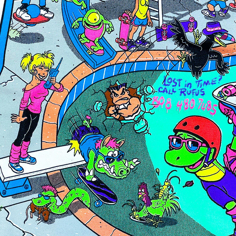 KIDS Green Hyper Pop-Up Pool Party Tee - Image 8