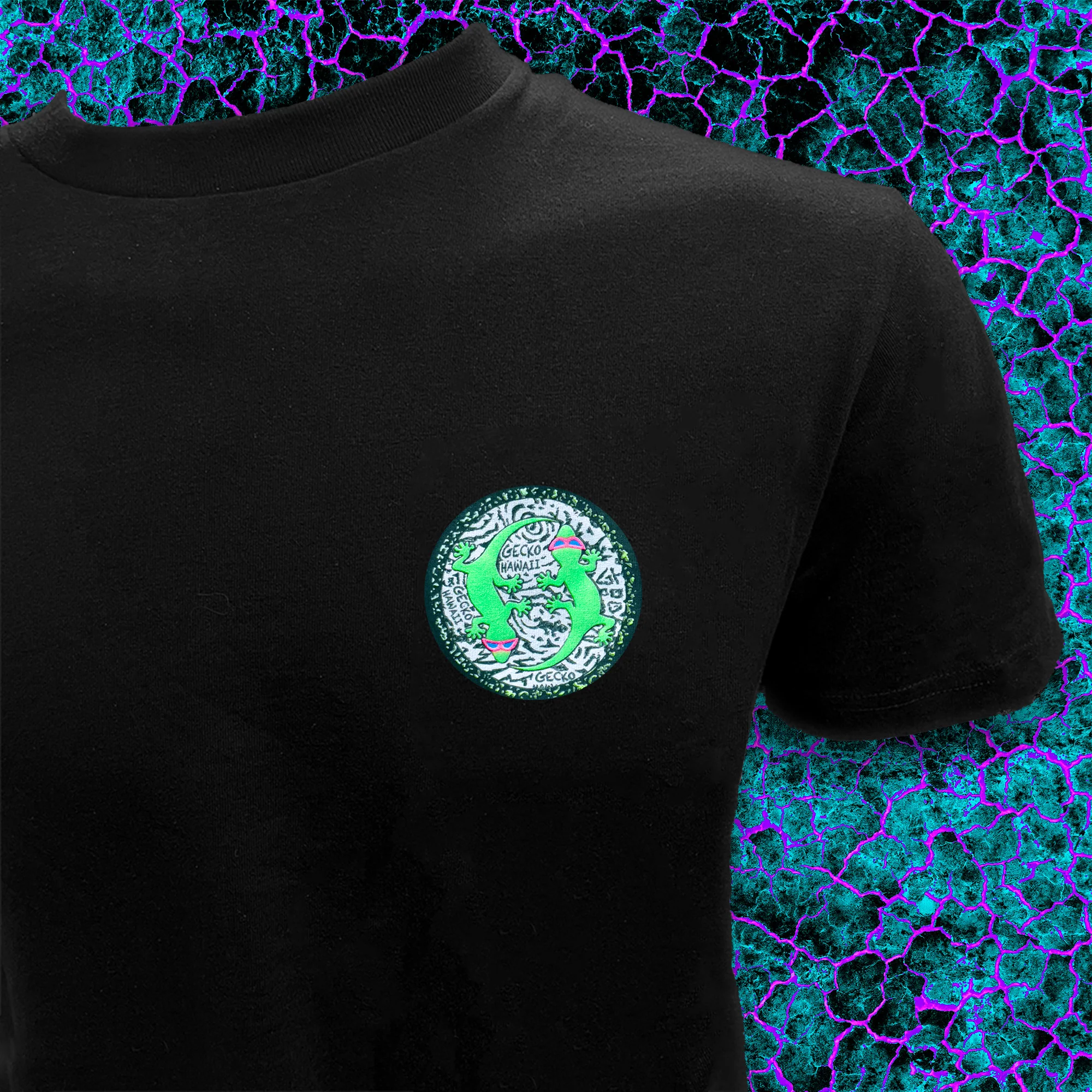 Lava Rock Legends Black Tee - Gecko X Nazar - Image 2