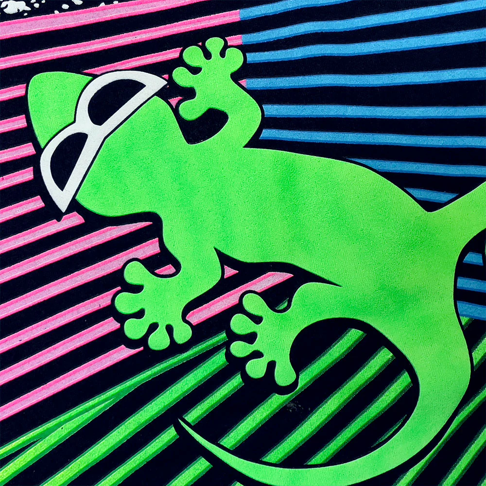 Maximum Gecko - Black Tee - Image 6