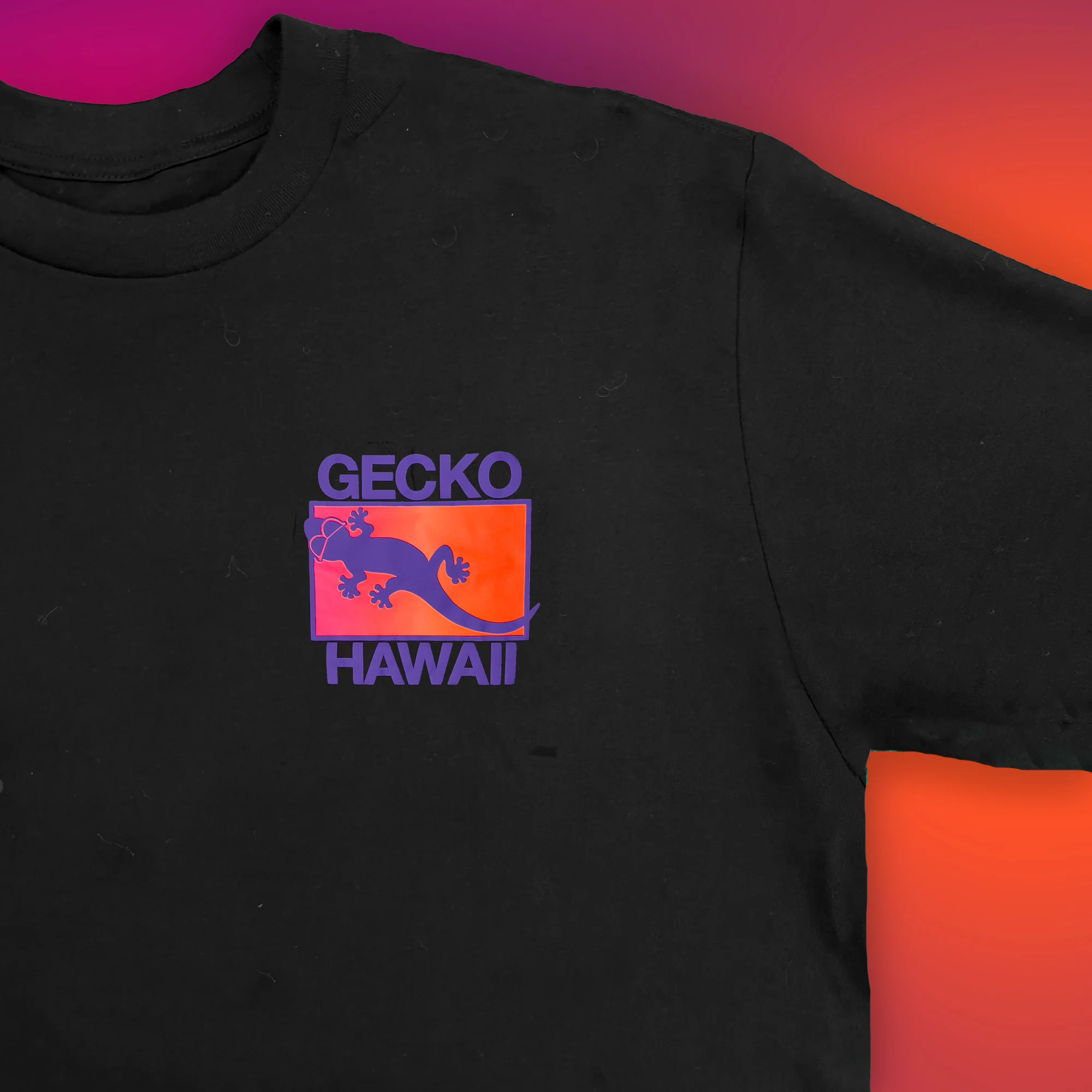 Neon Drift - Tequila Sunset Black Tee - Image 5