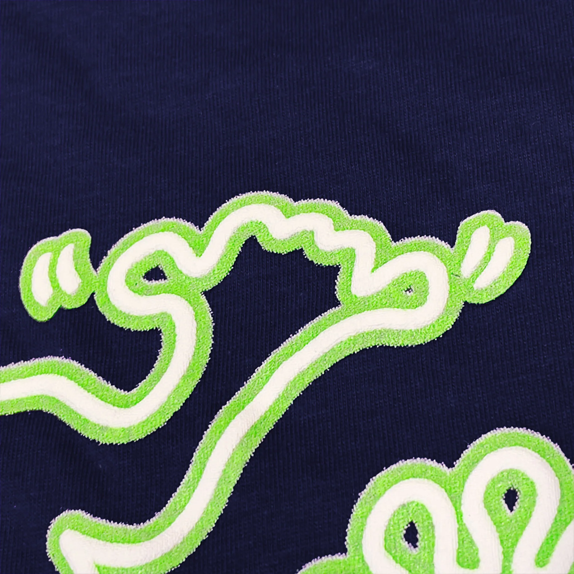 Neon Night Club Navy Long Sleeve - Image 5