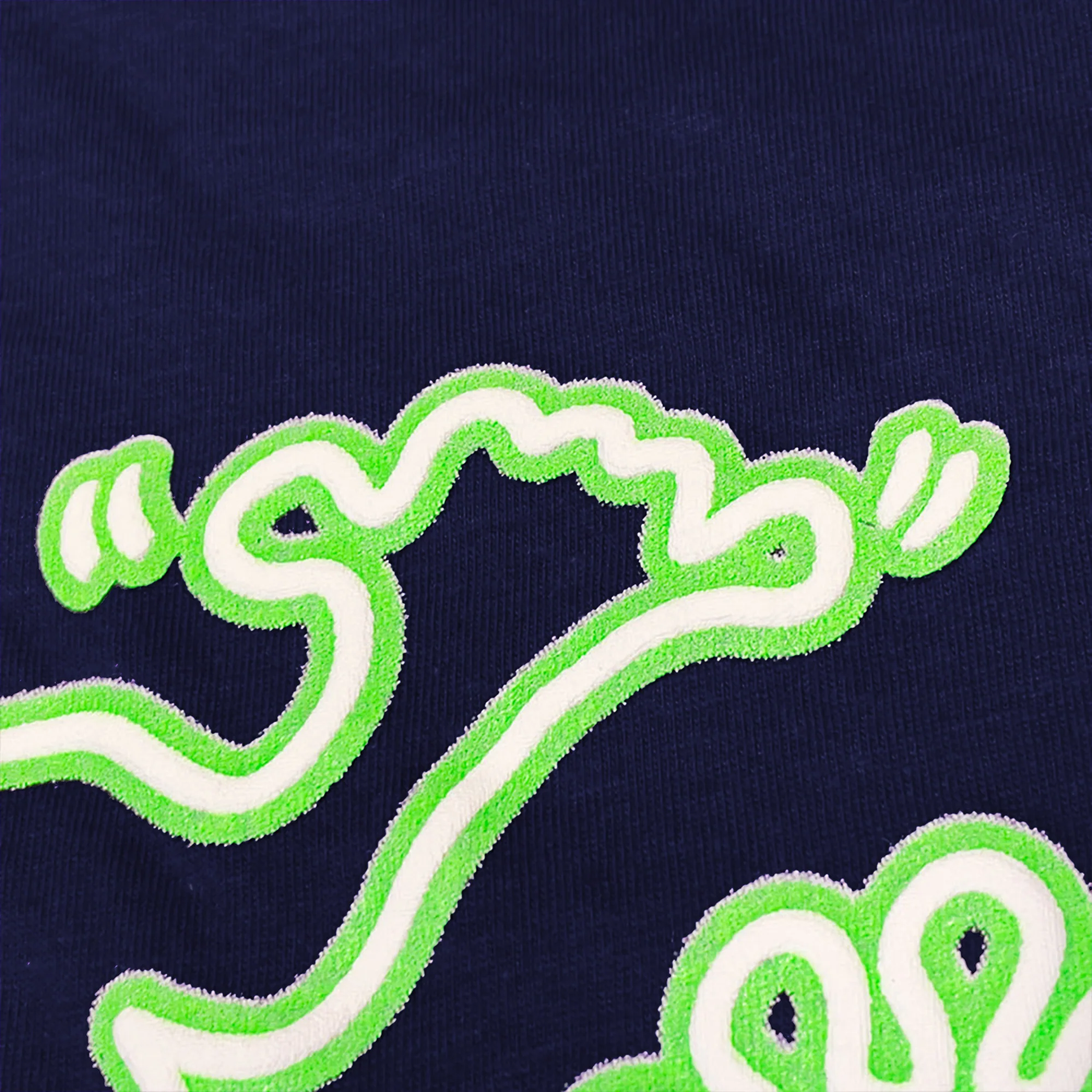 Neon Night Club Navy Long Sleeve - Image 6