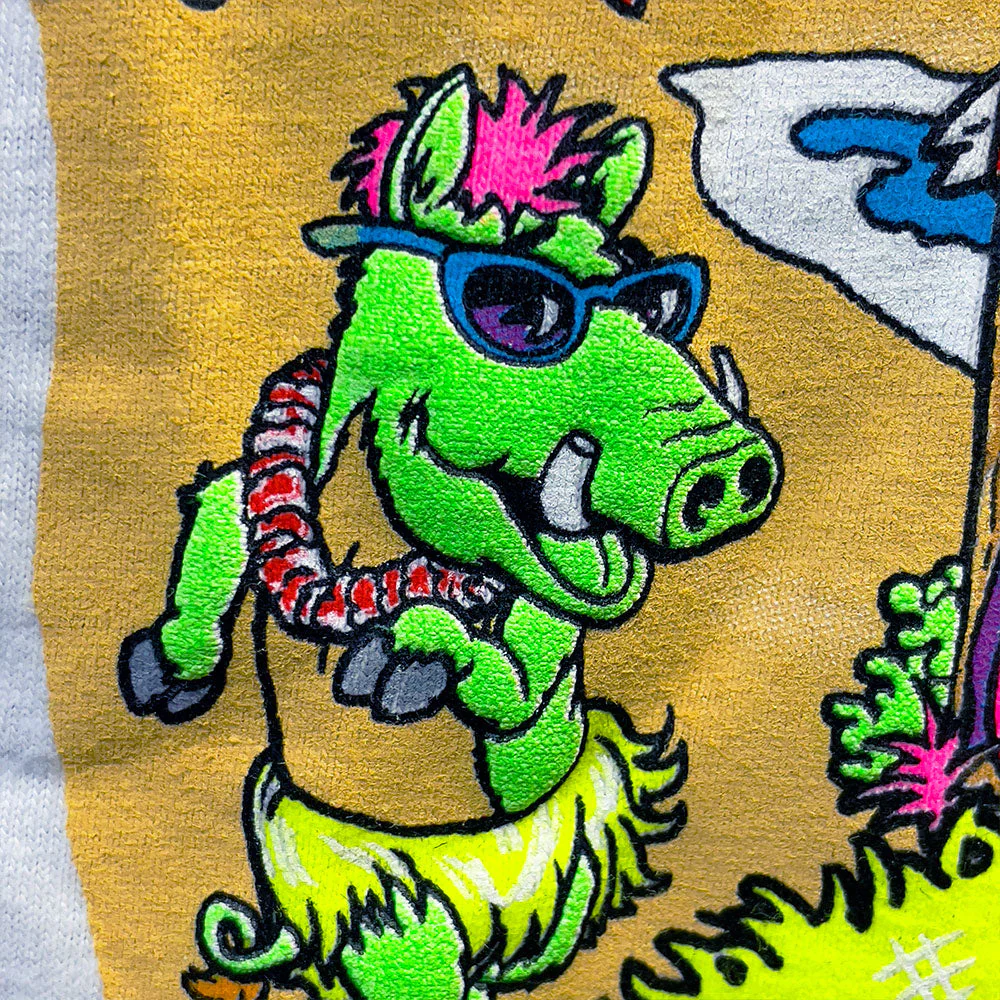Original Party Animal: Gecko X Nazar White Tee - Image 5