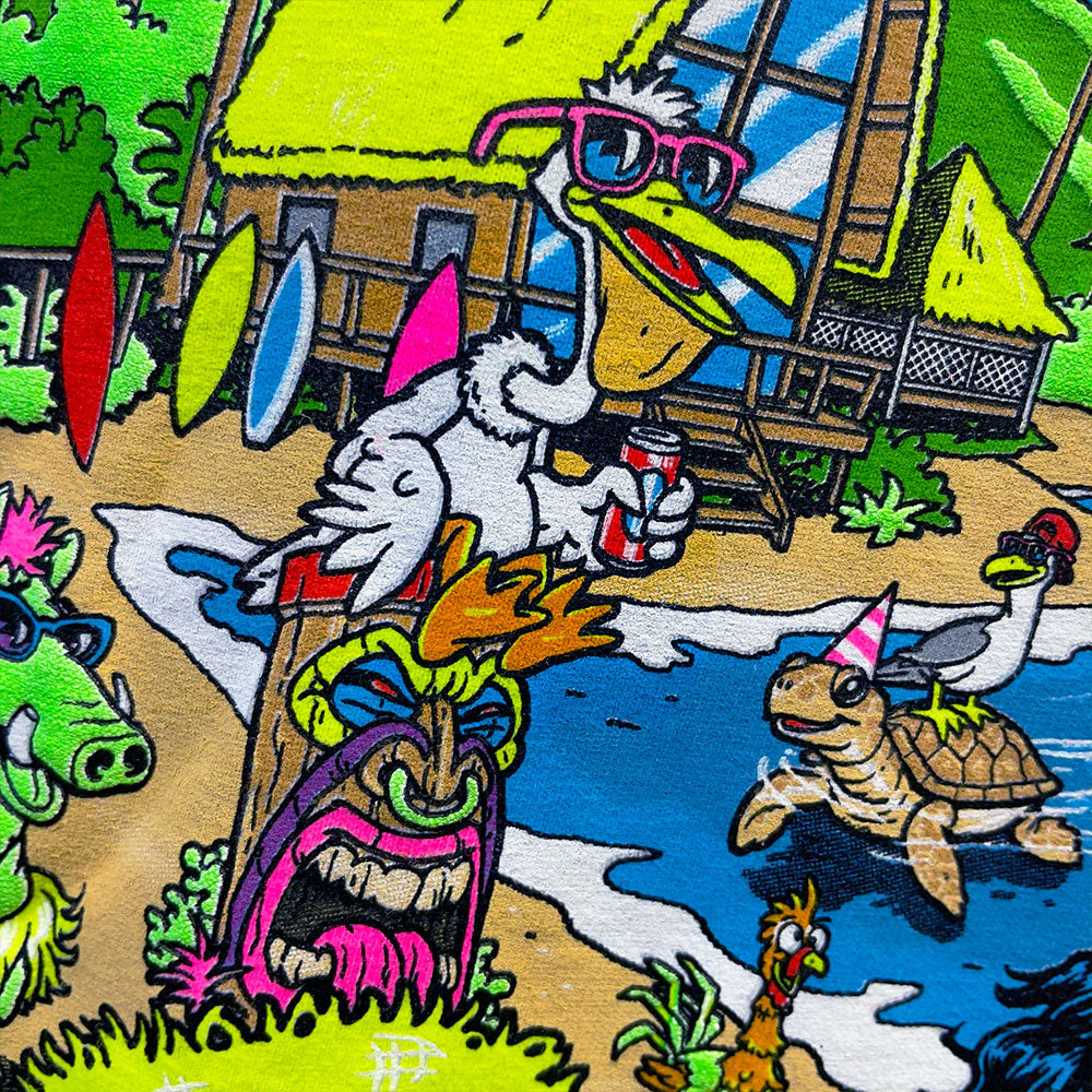 Original Party Animal: Gecko X Nazar White Tee - Image 7