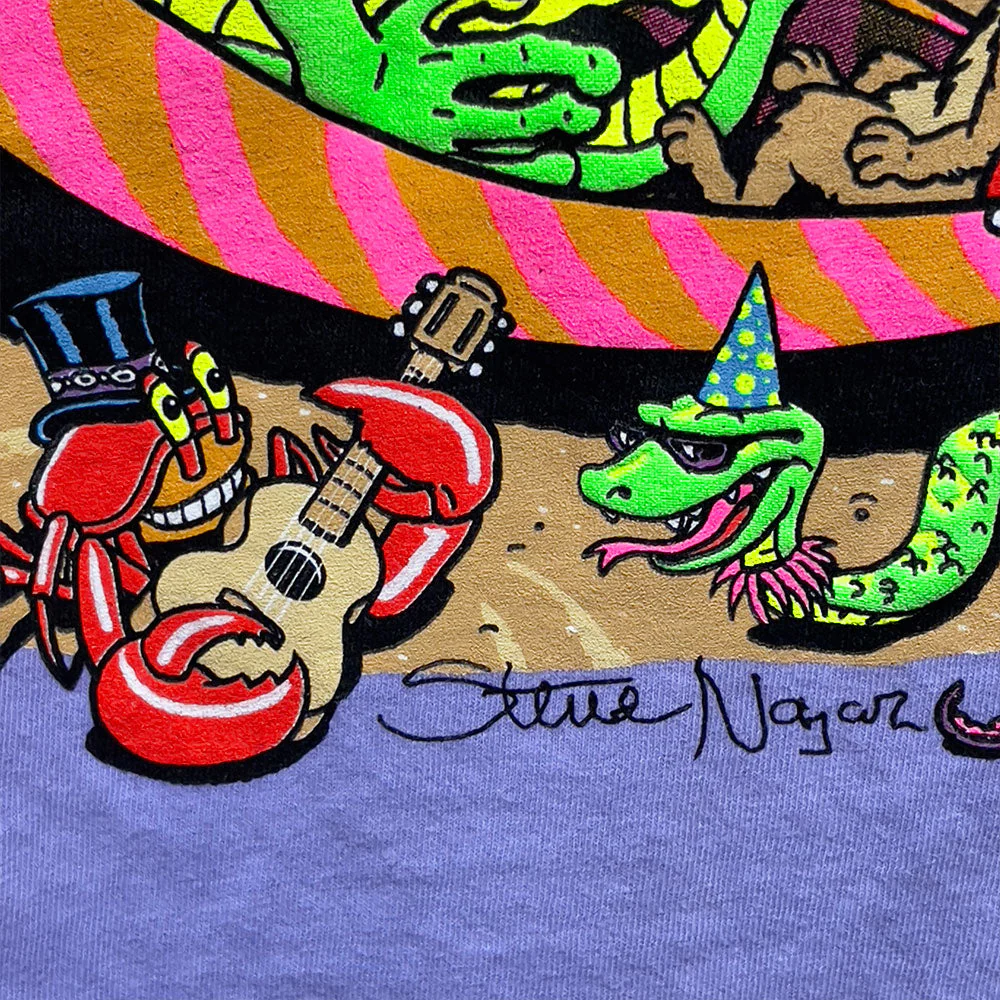 Original Party Animal: Gecko X Nazar White Tee - Image 6