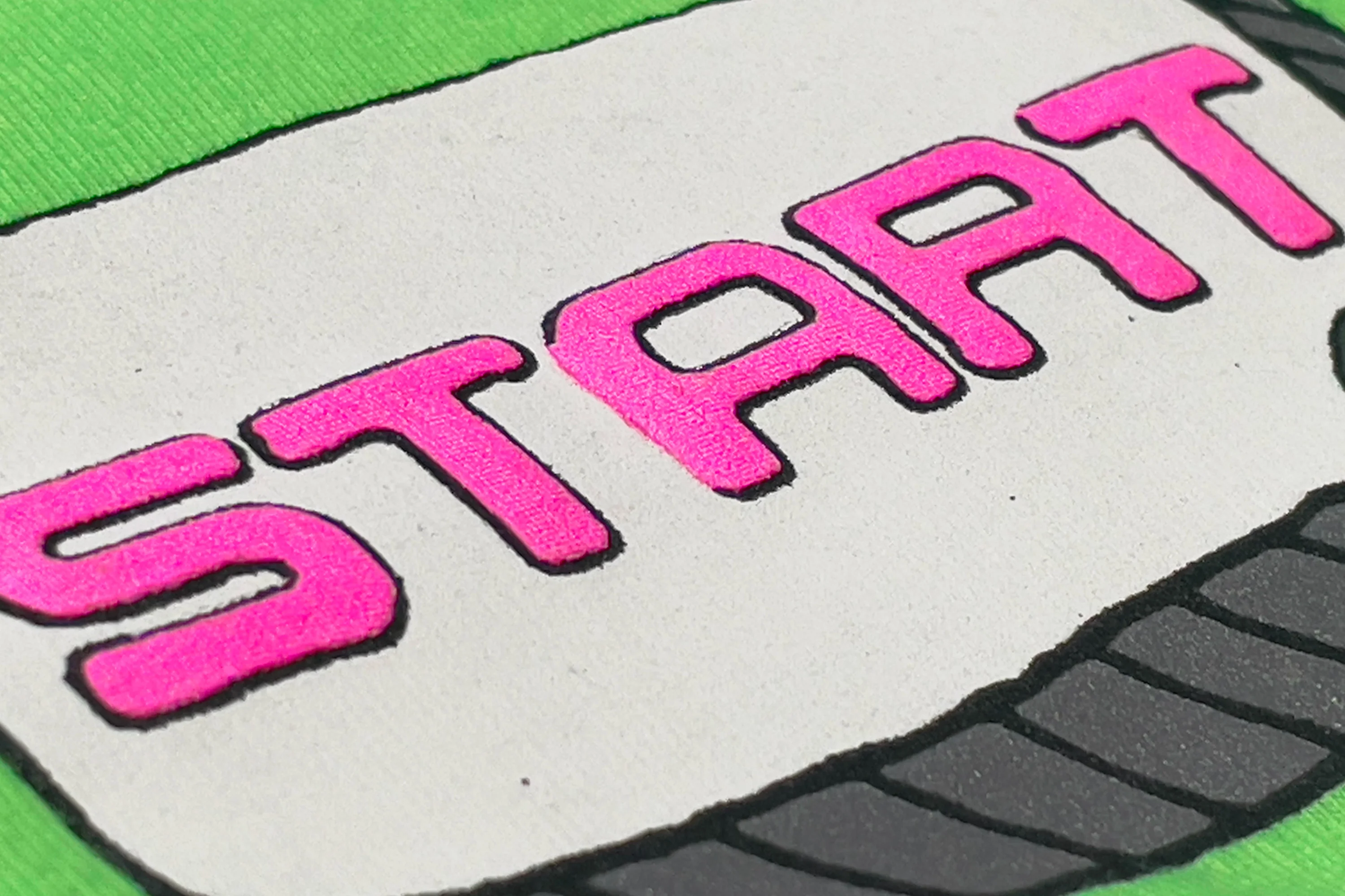 Secret Code 1980's Neon Green Tee - Image 5