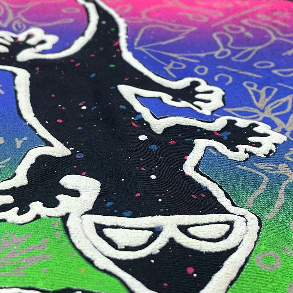 Secret Glow In The Dark Splatter 1988 Gecko Blends - Image 7