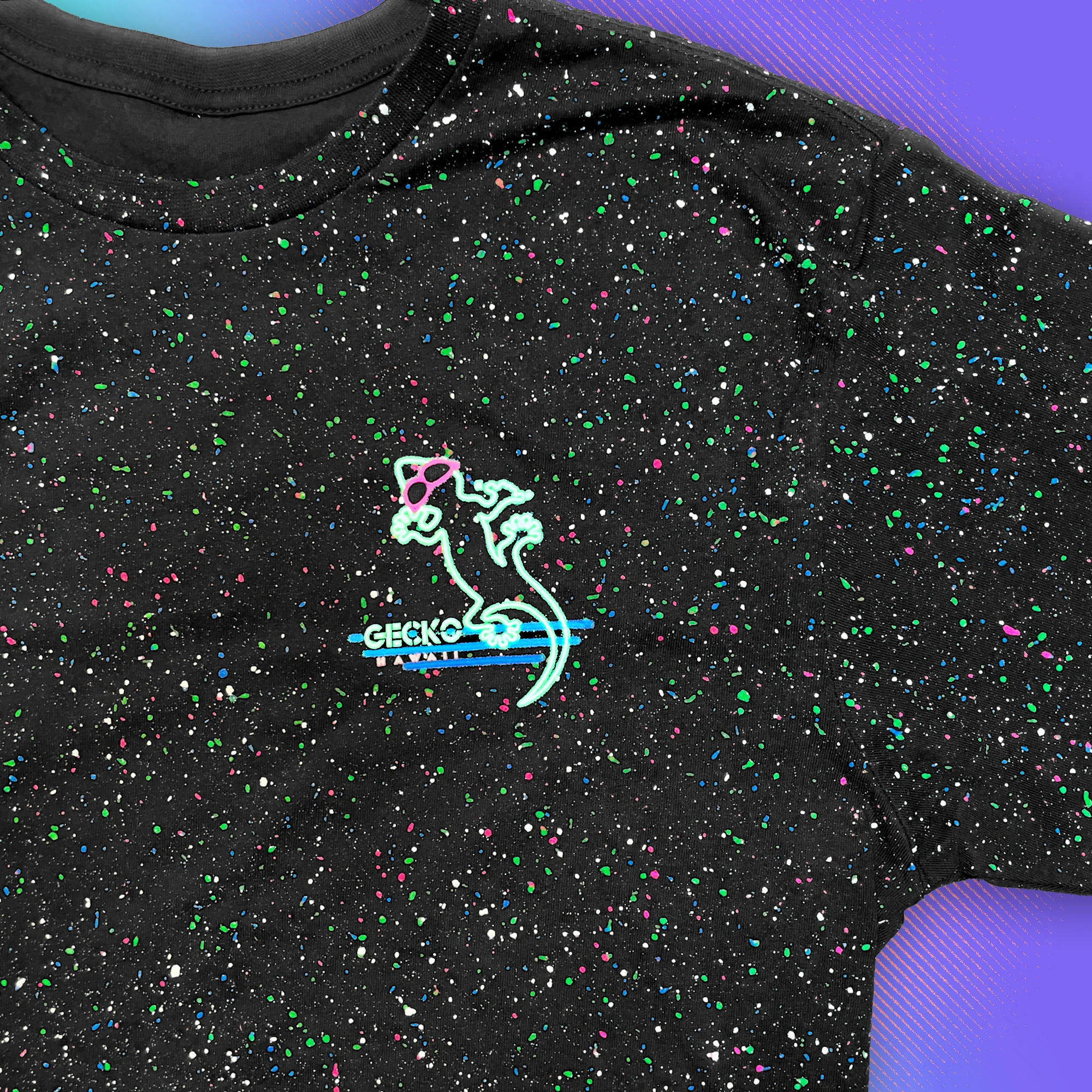 Neon Nightclub Glow-In-The-Dark Retro Splatter - Image 4