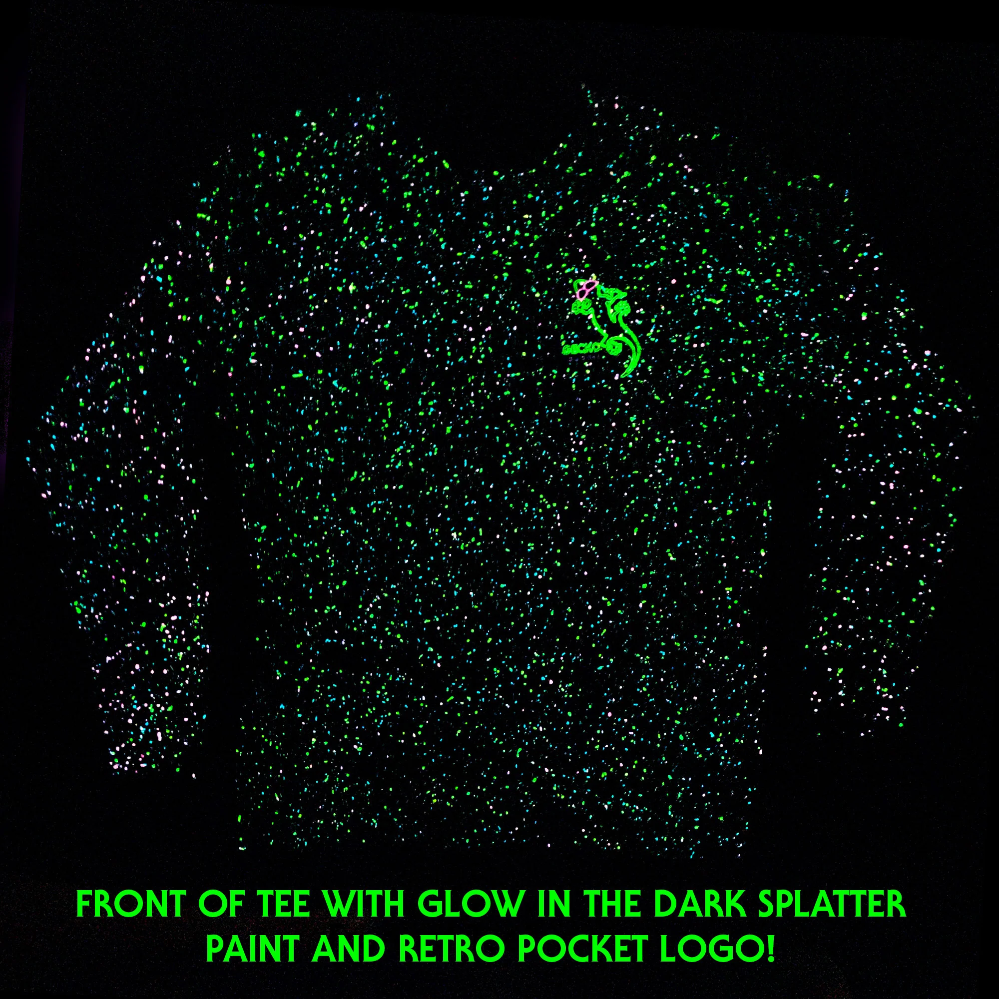 Neon Nightclub Glow-In-The-Dark Retro Splatter - Image 5