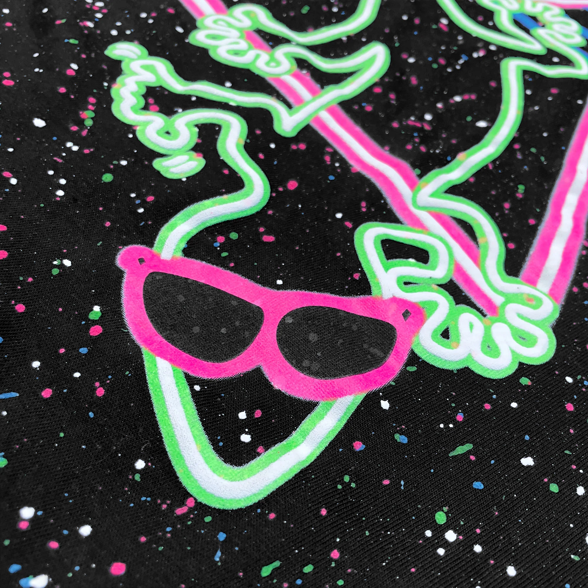 Neon Nightclub Glow-In-The-Dark Retro Splatter - Image 6