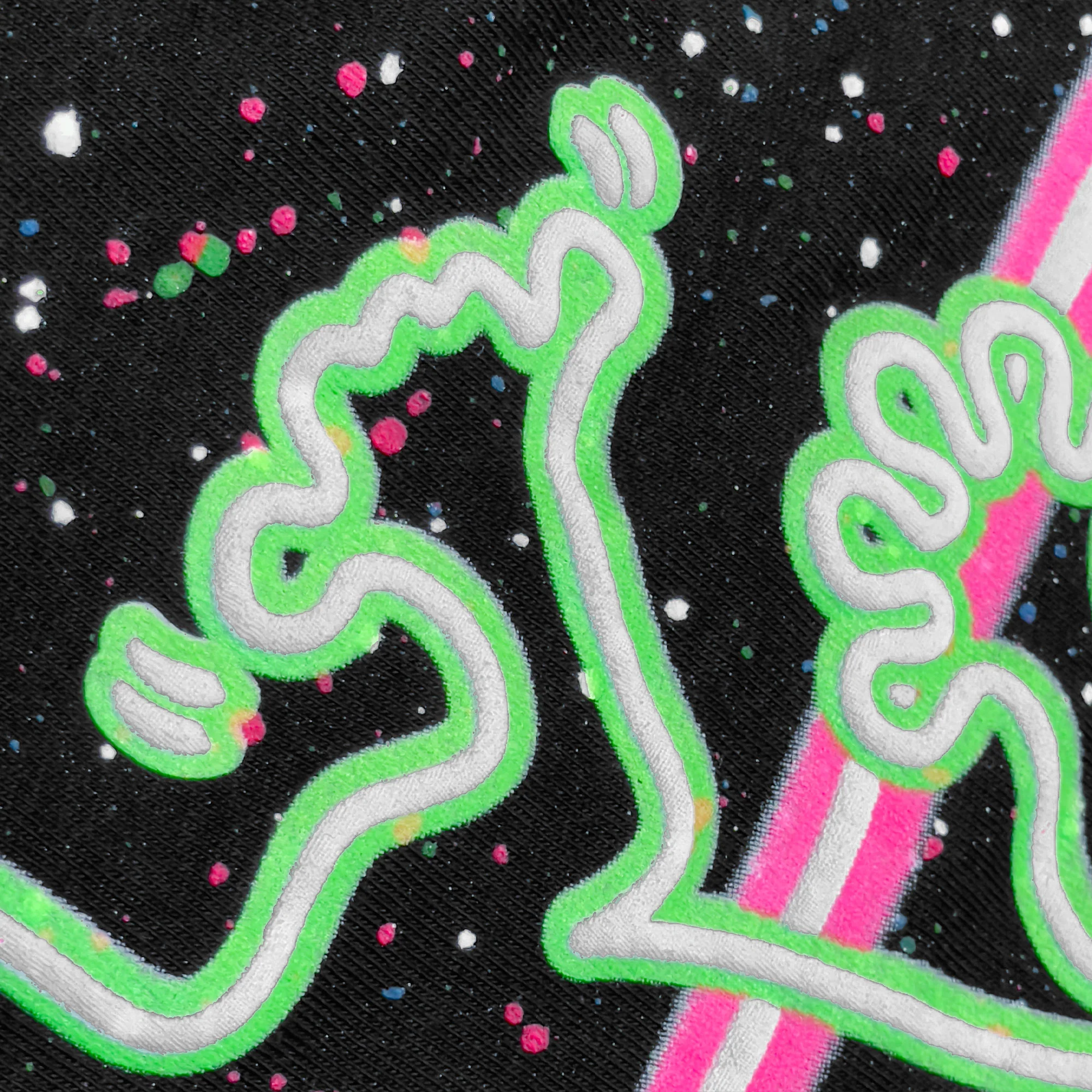 Neon Nightclub Glow-In-The-Dark Retro Splatter - Image 8