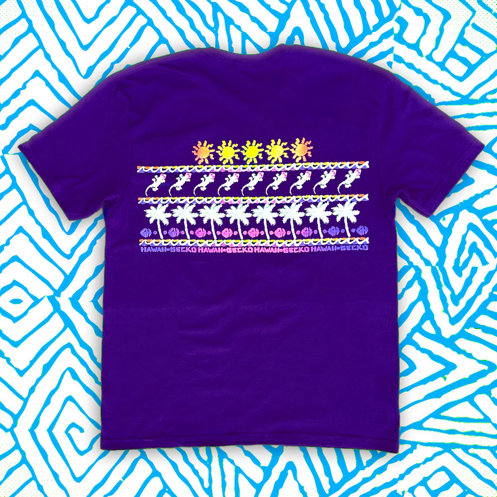 Secret Surf N' Sun Purple Tee