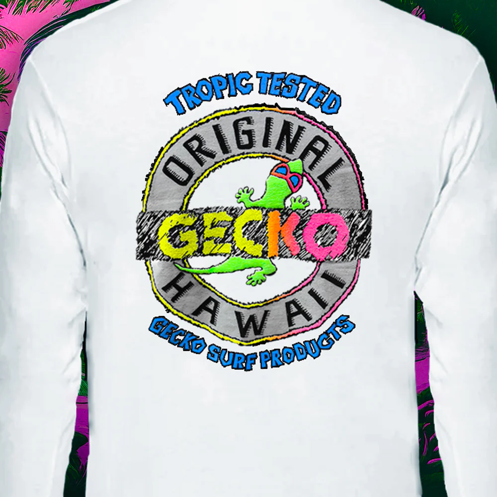 Tropic Tested 1980's White Long Sleeve - Image 4
