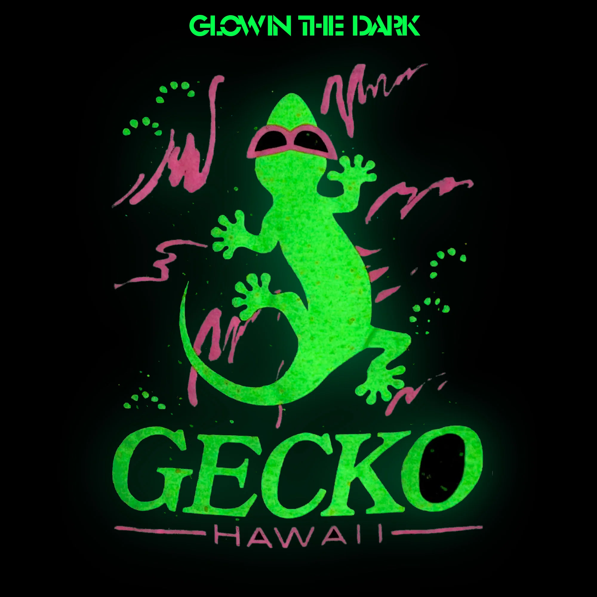 Space Gecko Navy Tie Dye Shorts - Image 4