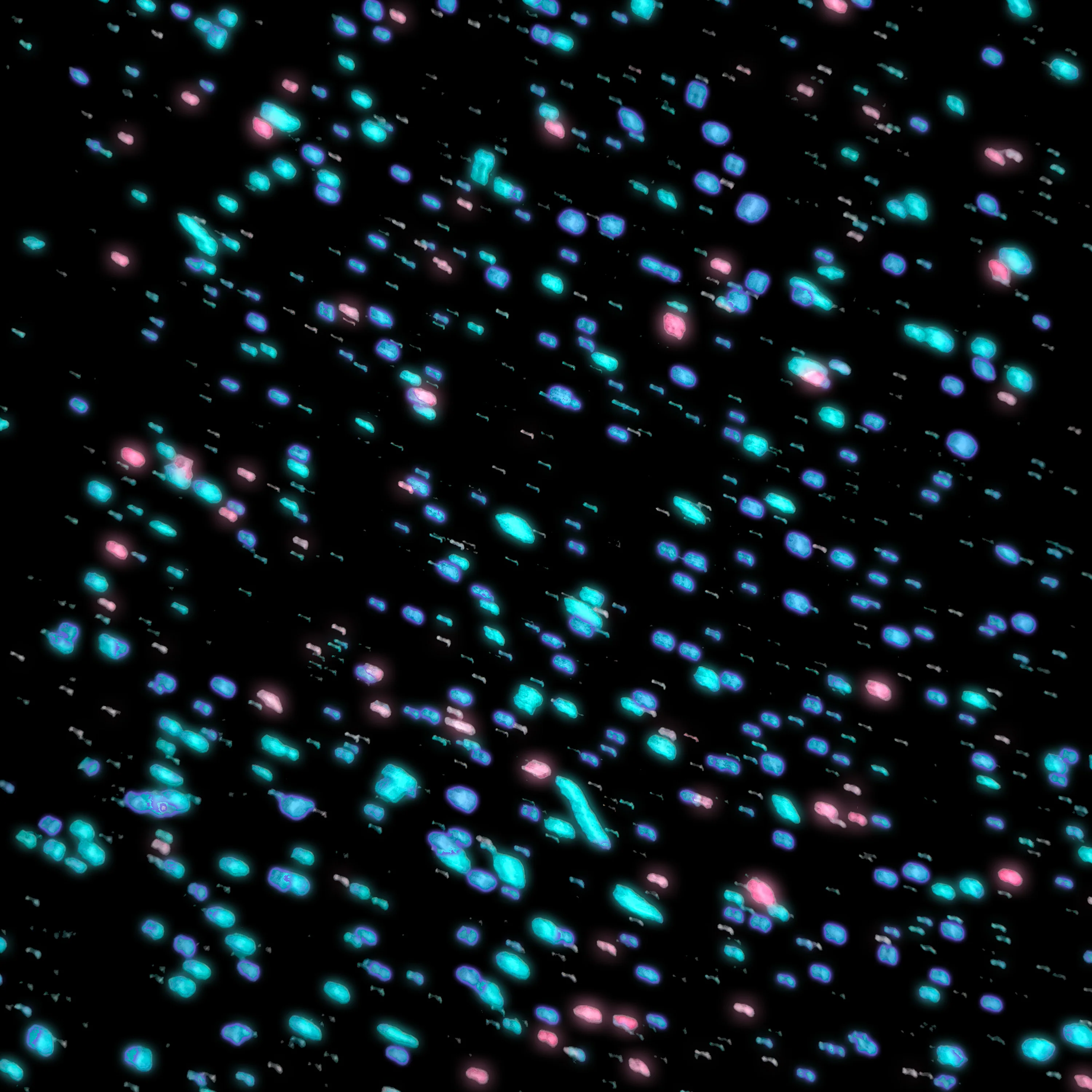 1992 Cosmic Aloha Glow In The Dark Splatter Zip Hoodie - Image 4