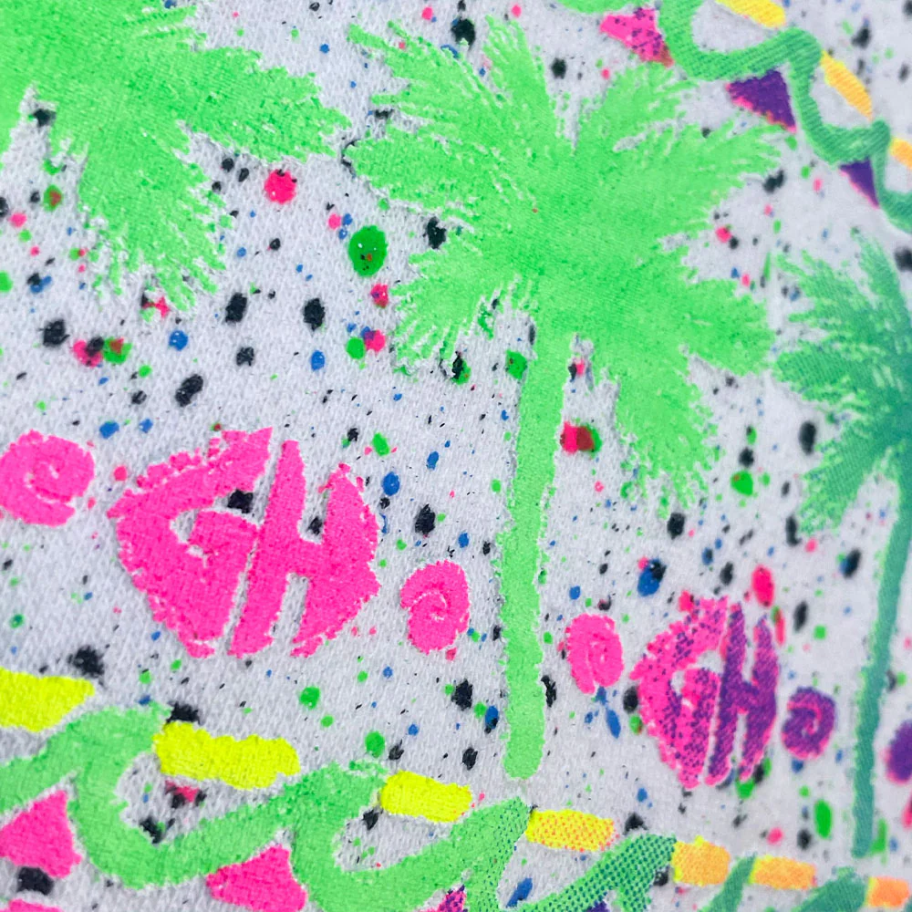 Surf N' Sun - Summer Splatter White Glow Tee - Image 6