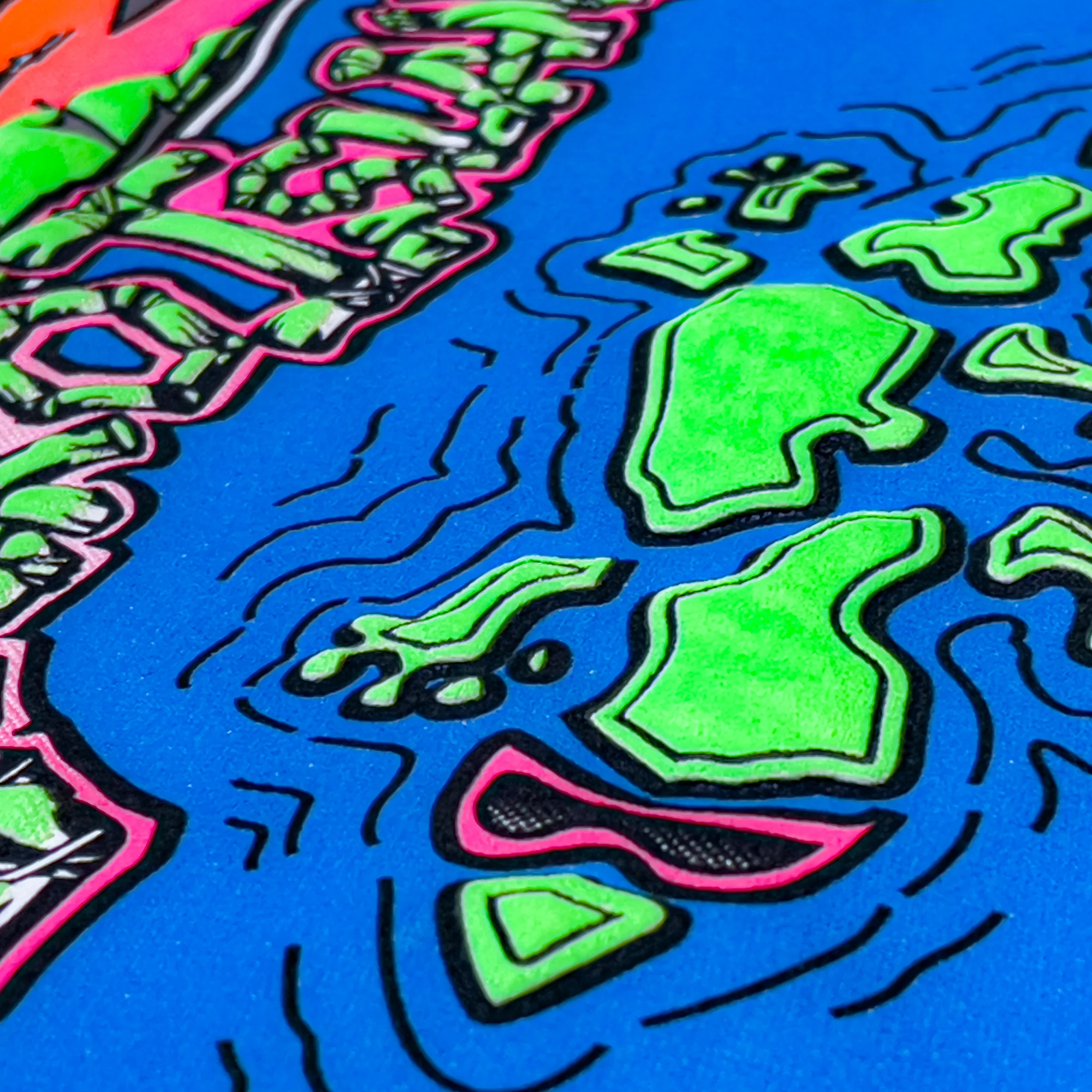 The Gecko Islands - 1987 Black Tee - Image 3