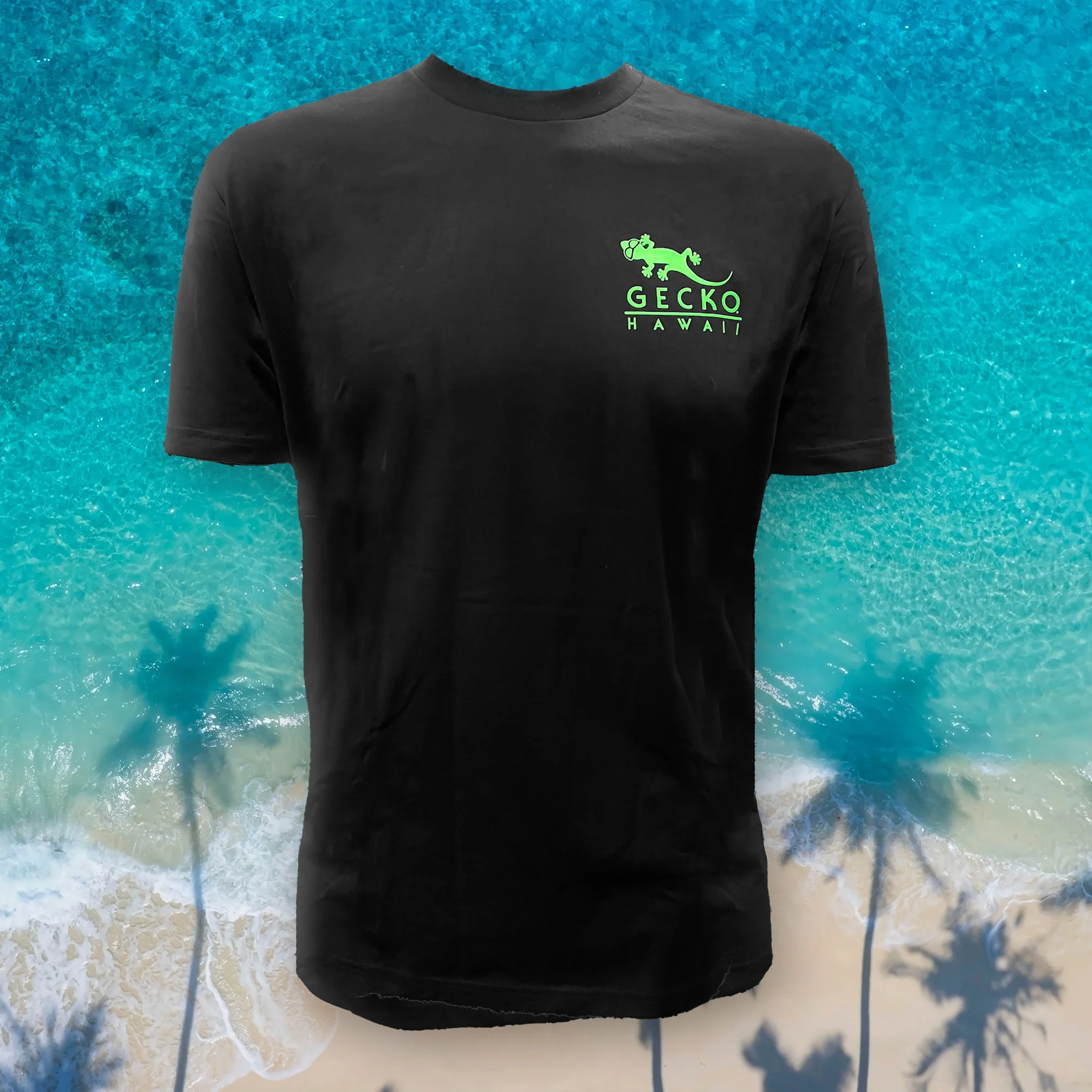 The Gecko Islands - 1987 Black Tee - Image 5