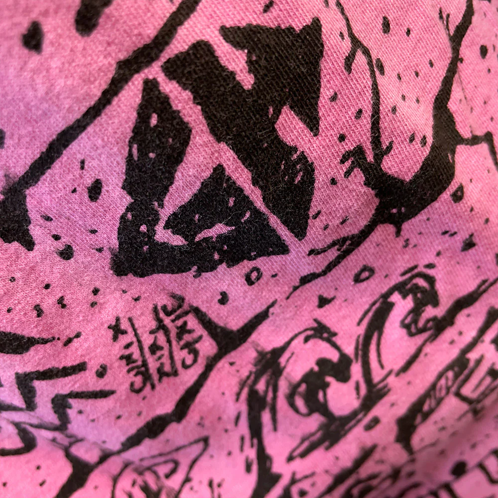 Wall Tie-Dye Purple Candy/Pink Cherry Split - Image 5