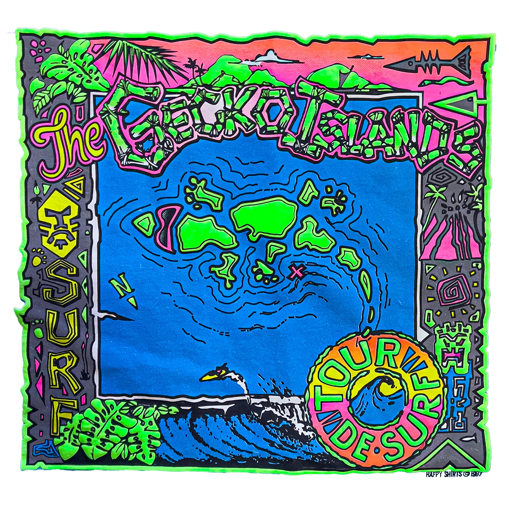 Wild Gecko Islands - Hyper Flash Color Change Tank Top - Image 3
